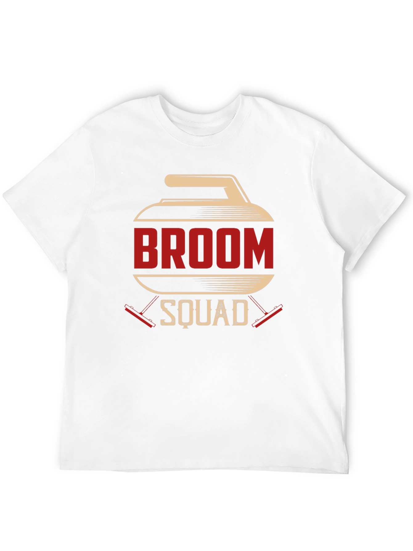 Black Broom Squad Curling T-Shirt view 12