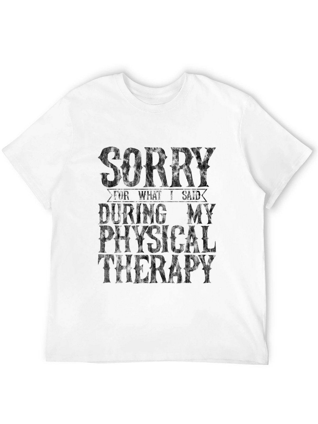 Black Sorry For What I Said T-Shirt view 12