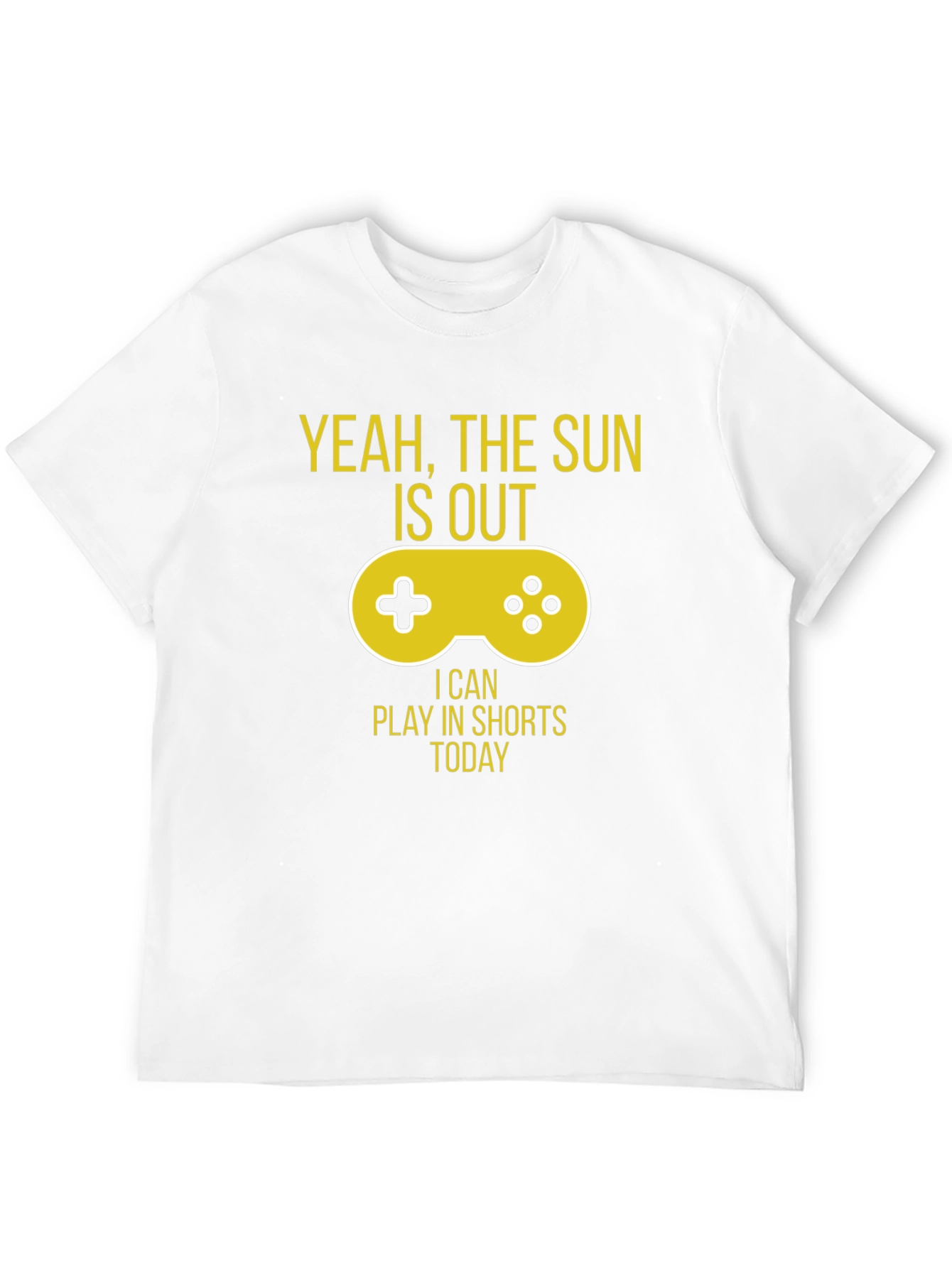 Black Yeah, The Sun is Out Gaming T-Shirt view 12