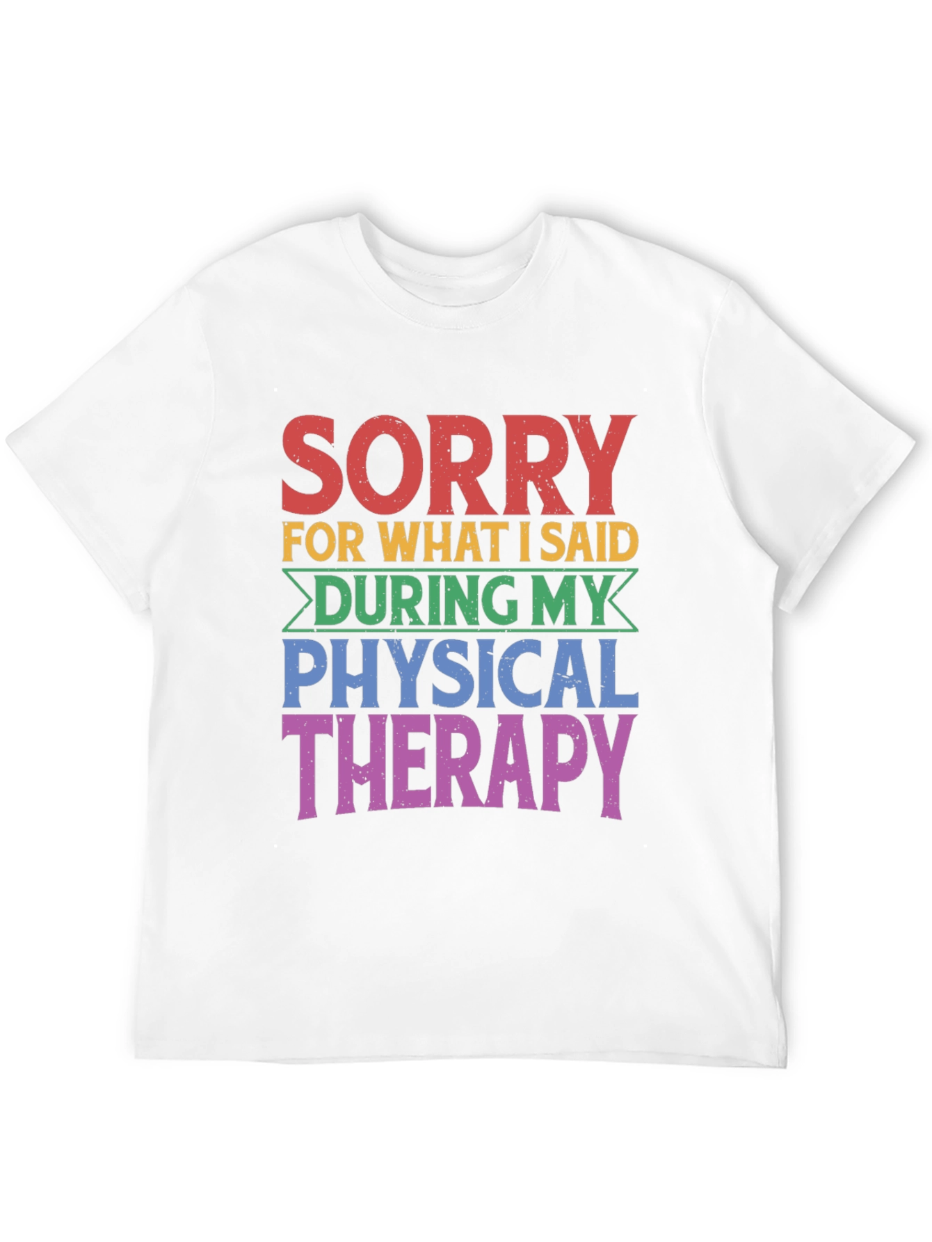 Black Sorry Physical Therapy T-Shirt view 12