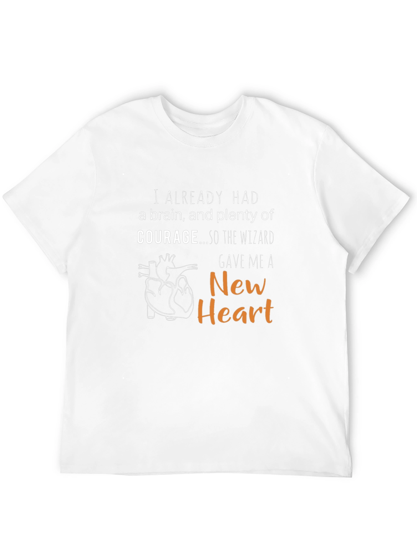 Black I Already Had A Brain New Heart T-Shirt view 12