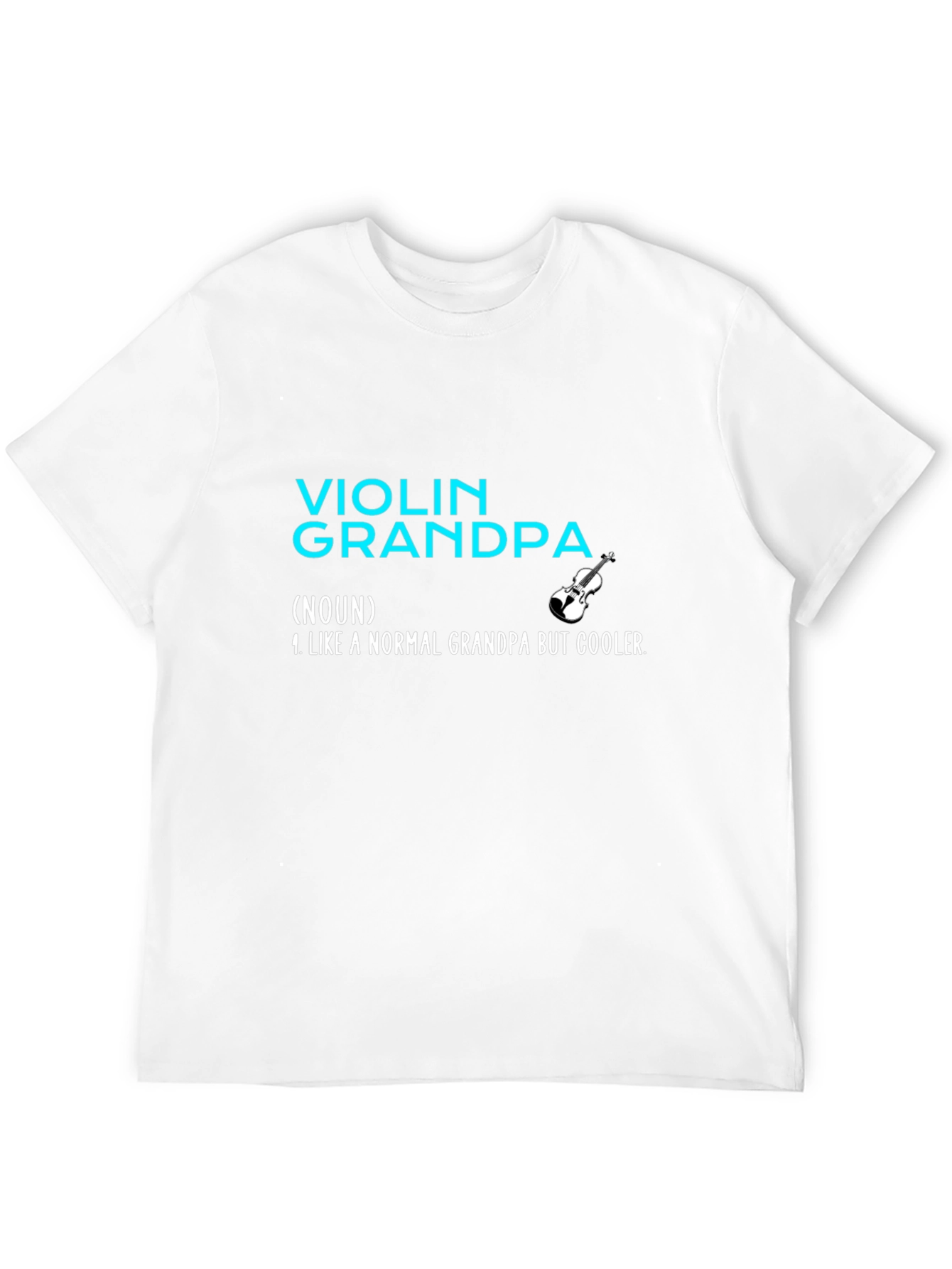 Black Violin Grandpa T-Shirt: Cool Grandfather Gift view 12