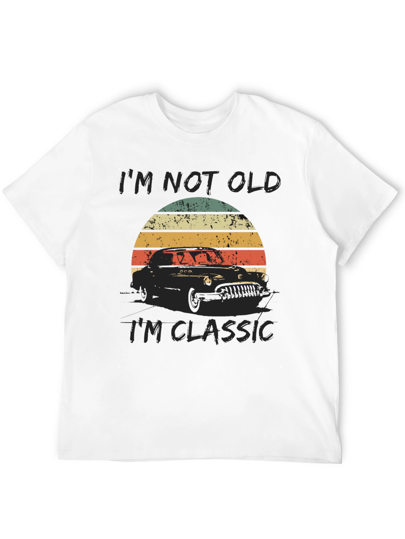 Black I'm Not Old, I'm Classic Car T-Shirt view 12