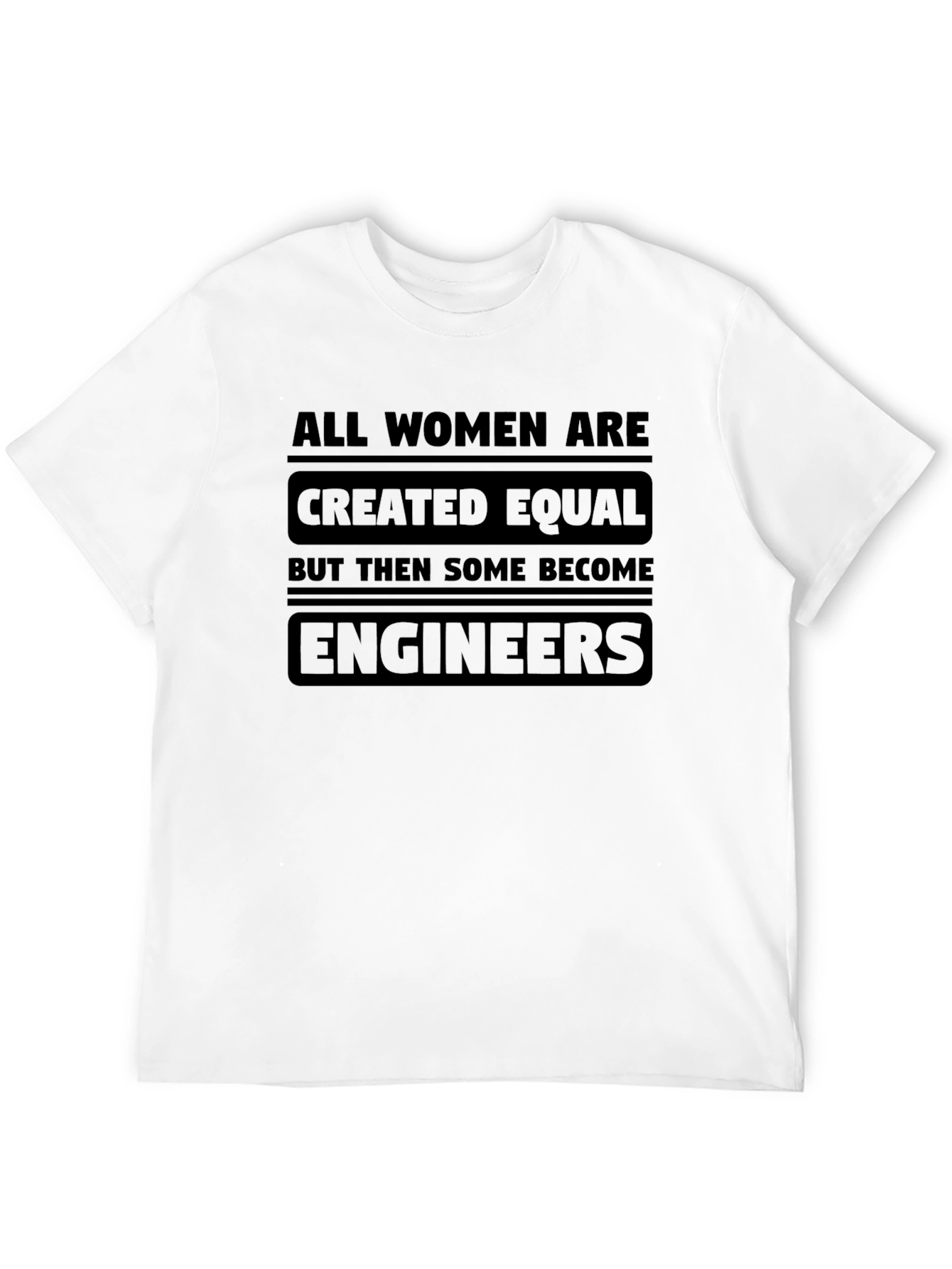 Black All Women Engineers T-Shirt - Funny Engineering Gift view 12