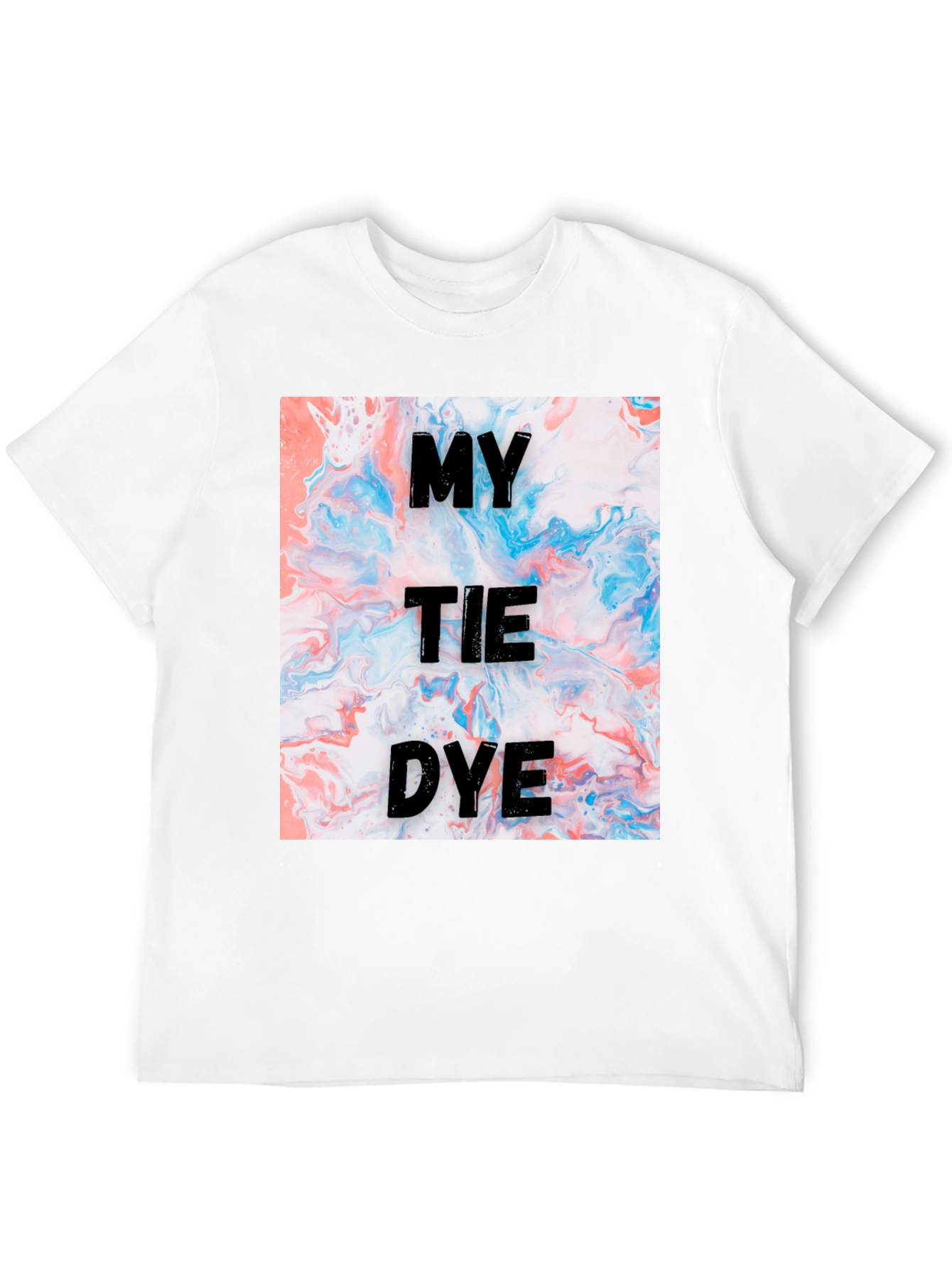 Black My Tie Dye Graphic T-Shirt view 12