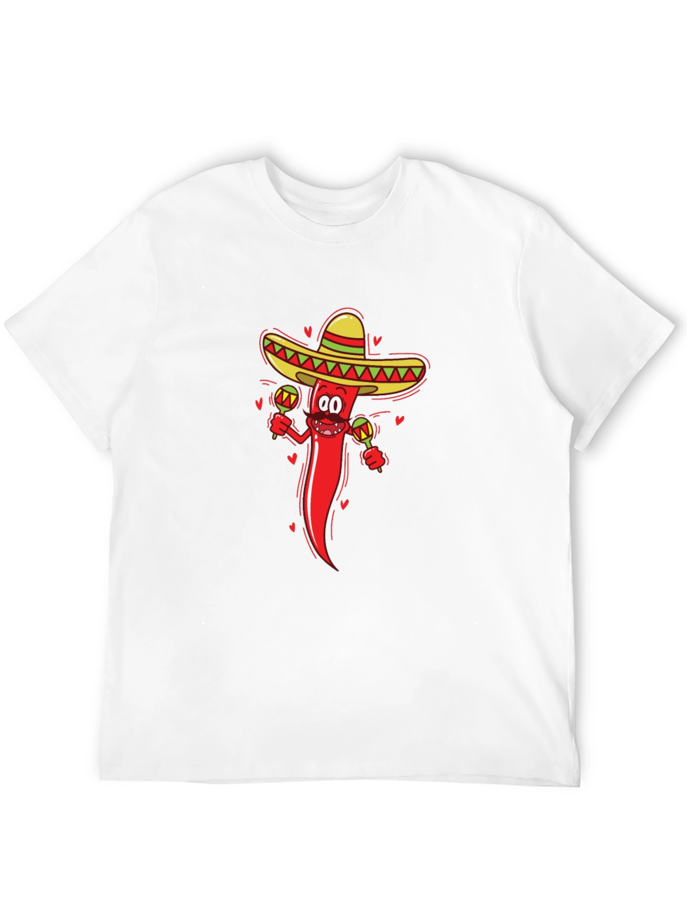 Black Chili Pepper Sombrero Graphic Tee view 12