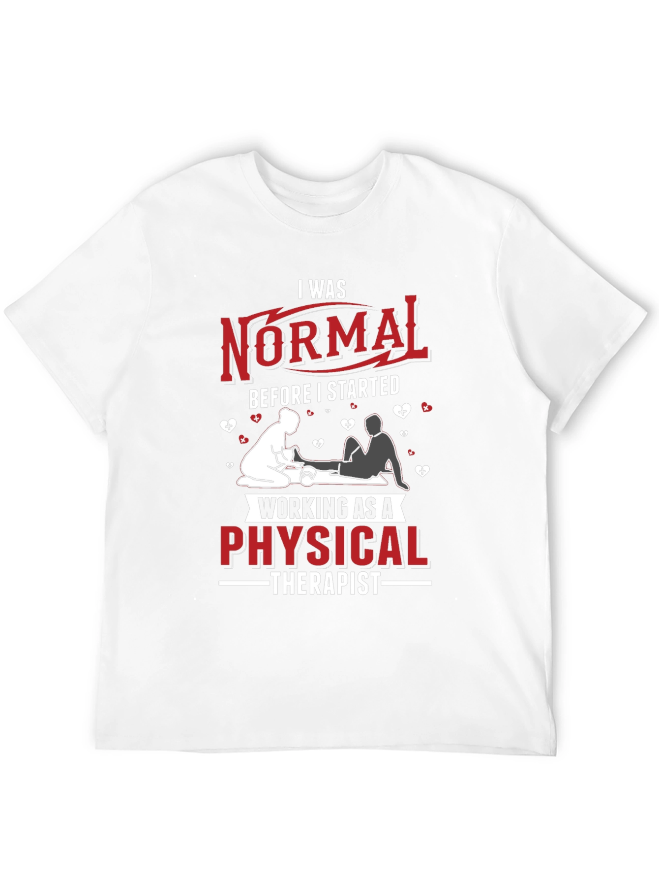 Black Physical Therapist Novelty Graphic T-Shirt view 12