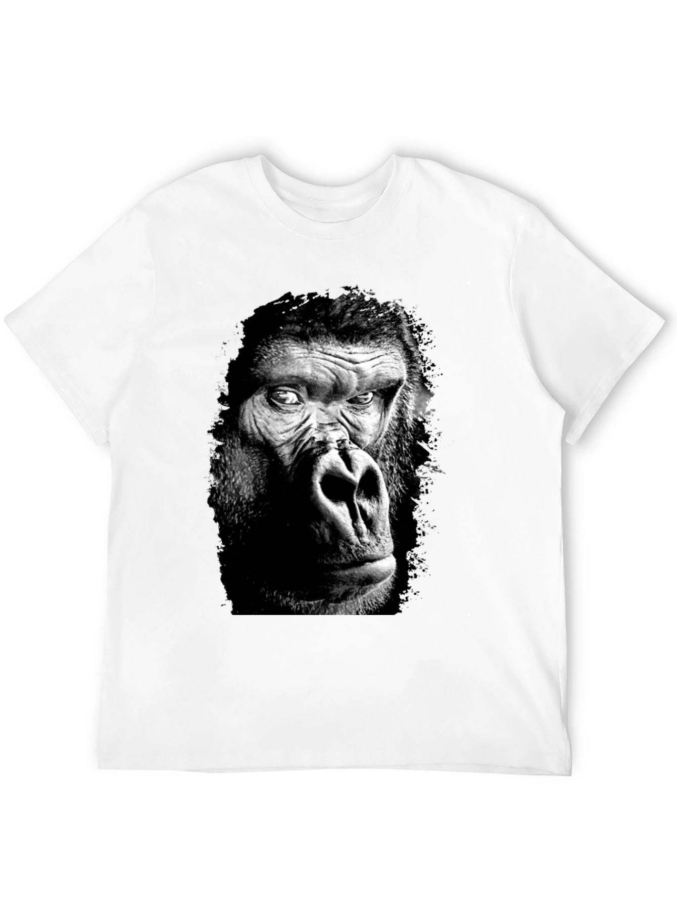 Black Gorilla Graphic Black T-Shirt view 12