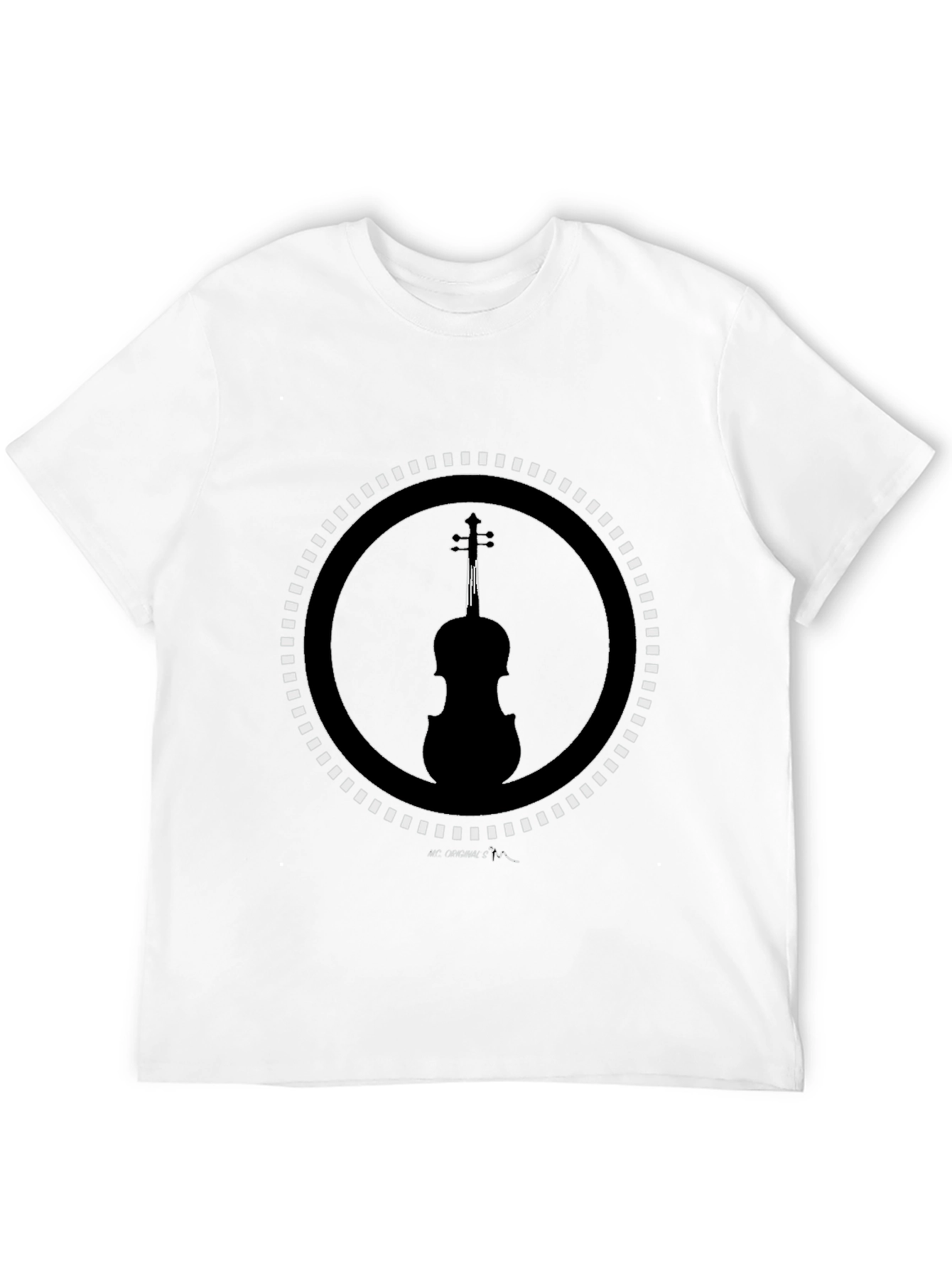 Black Violin Silhouette Graphic Tee - Stylish Music Lover Shirt view 12