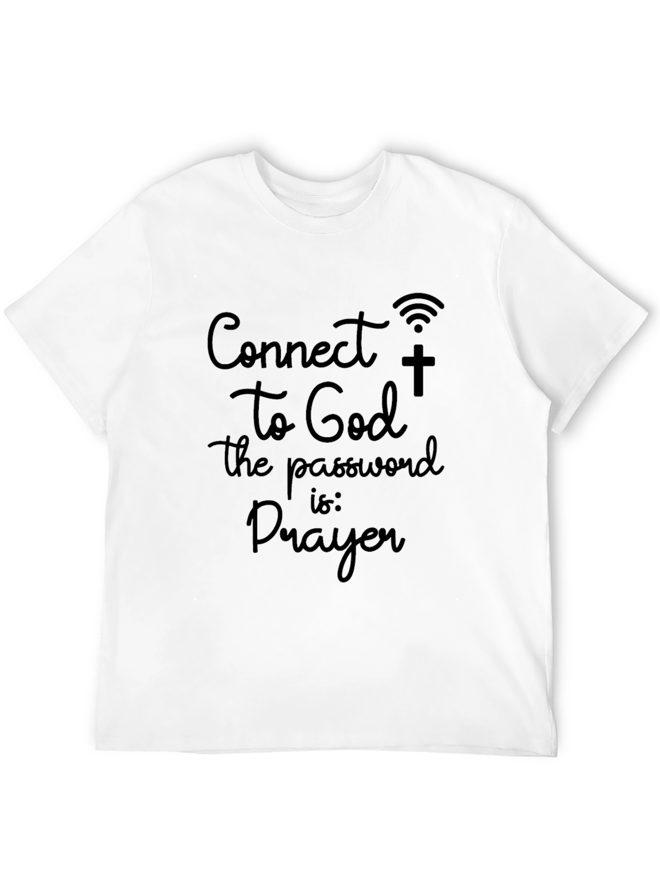 Black Connect To God Prayer T-Shirt view 12