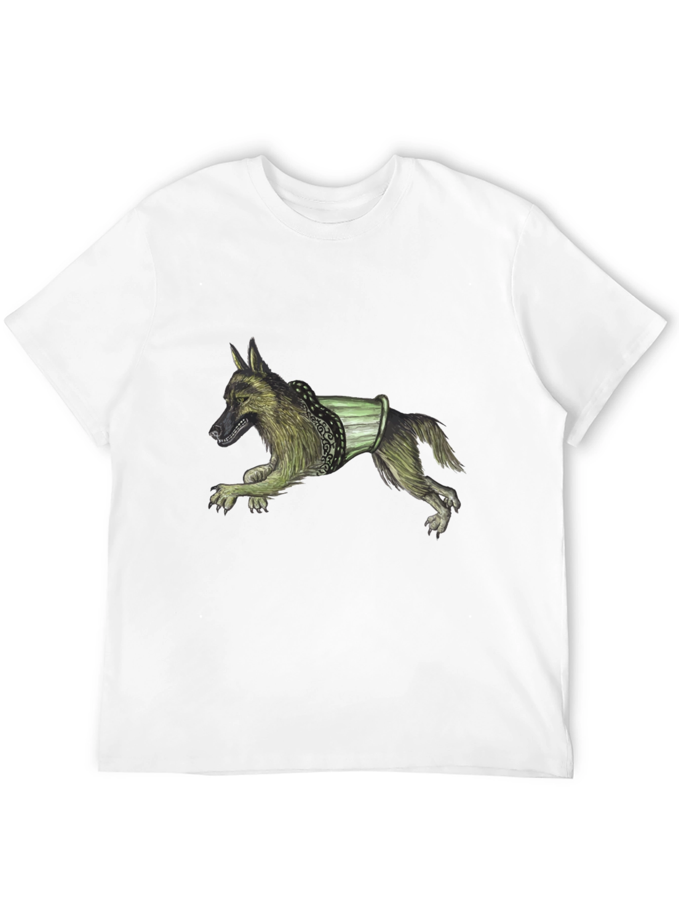 Black Dog Graphic Print Black T-Shirt view 12