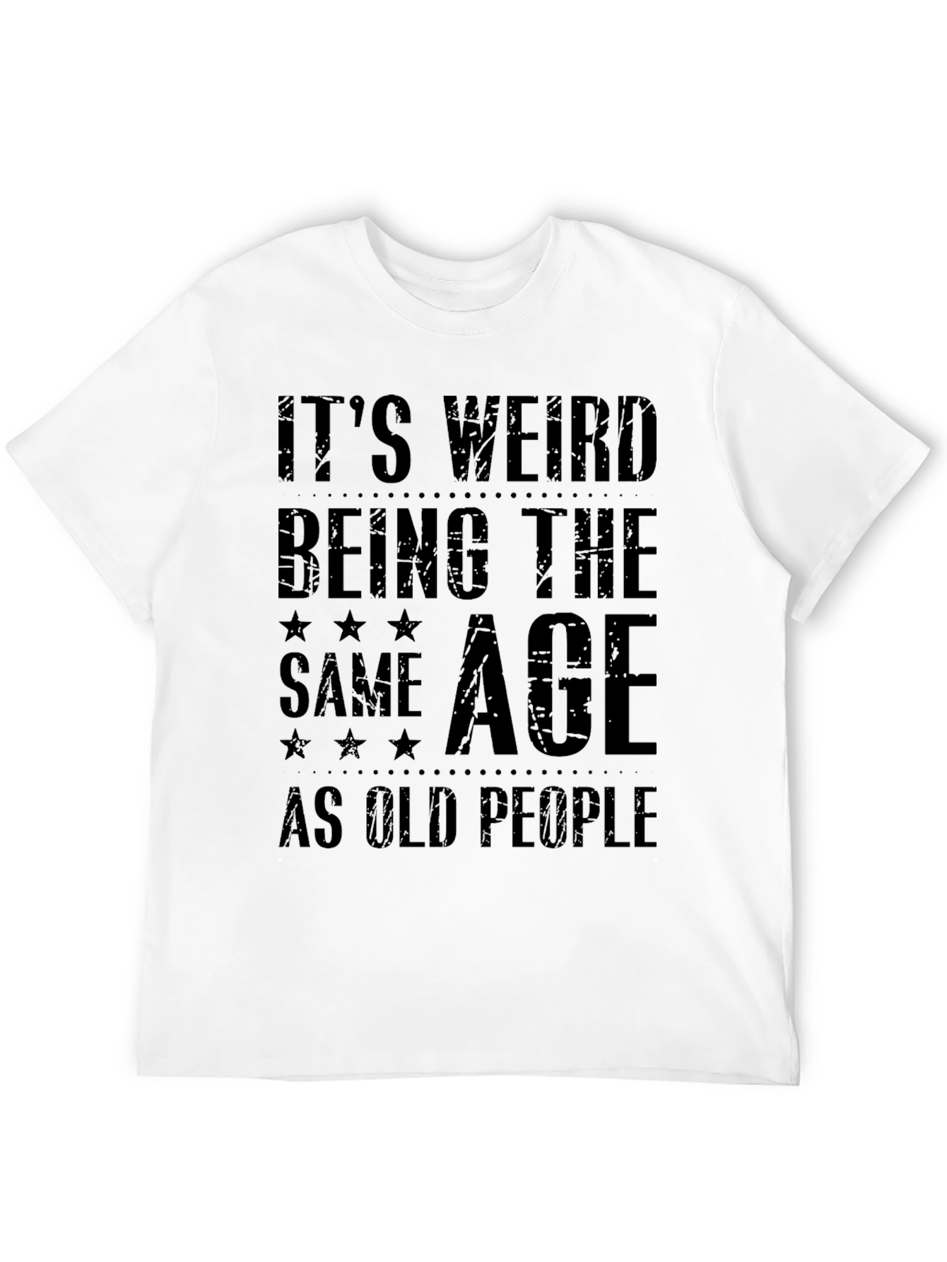 Black Funny Age Saying Black Graphic Tee view 12