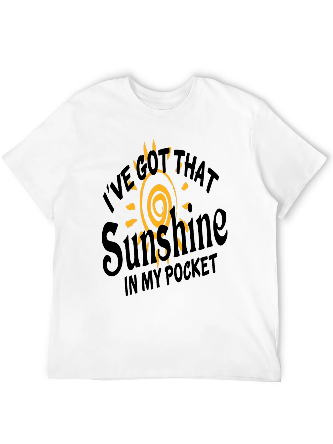 Black Sunshine in My Pocket Graphic T-Shirt view 12