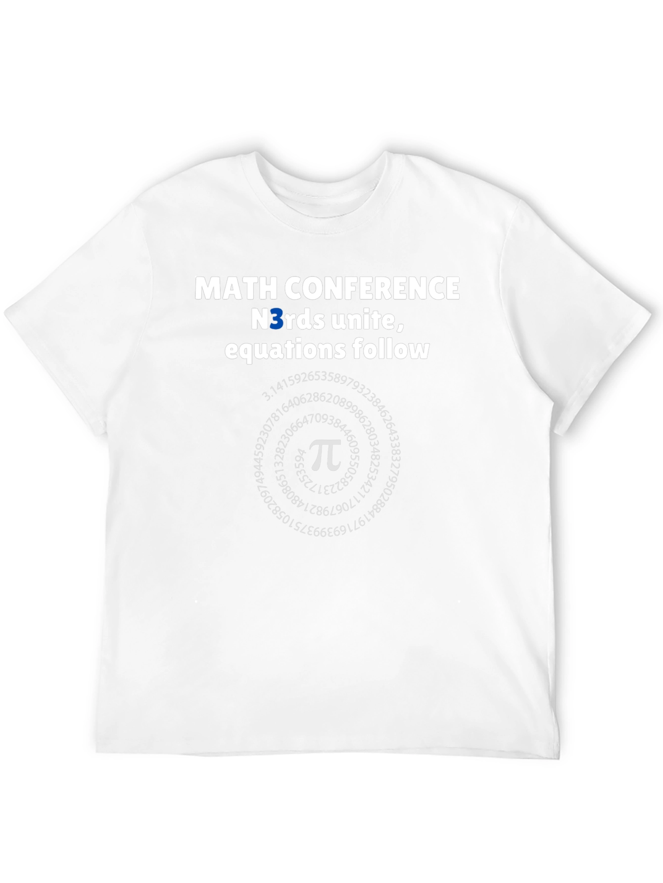 Black Math Conference T-Shirt - Nerds Unite Equations Follow view 12