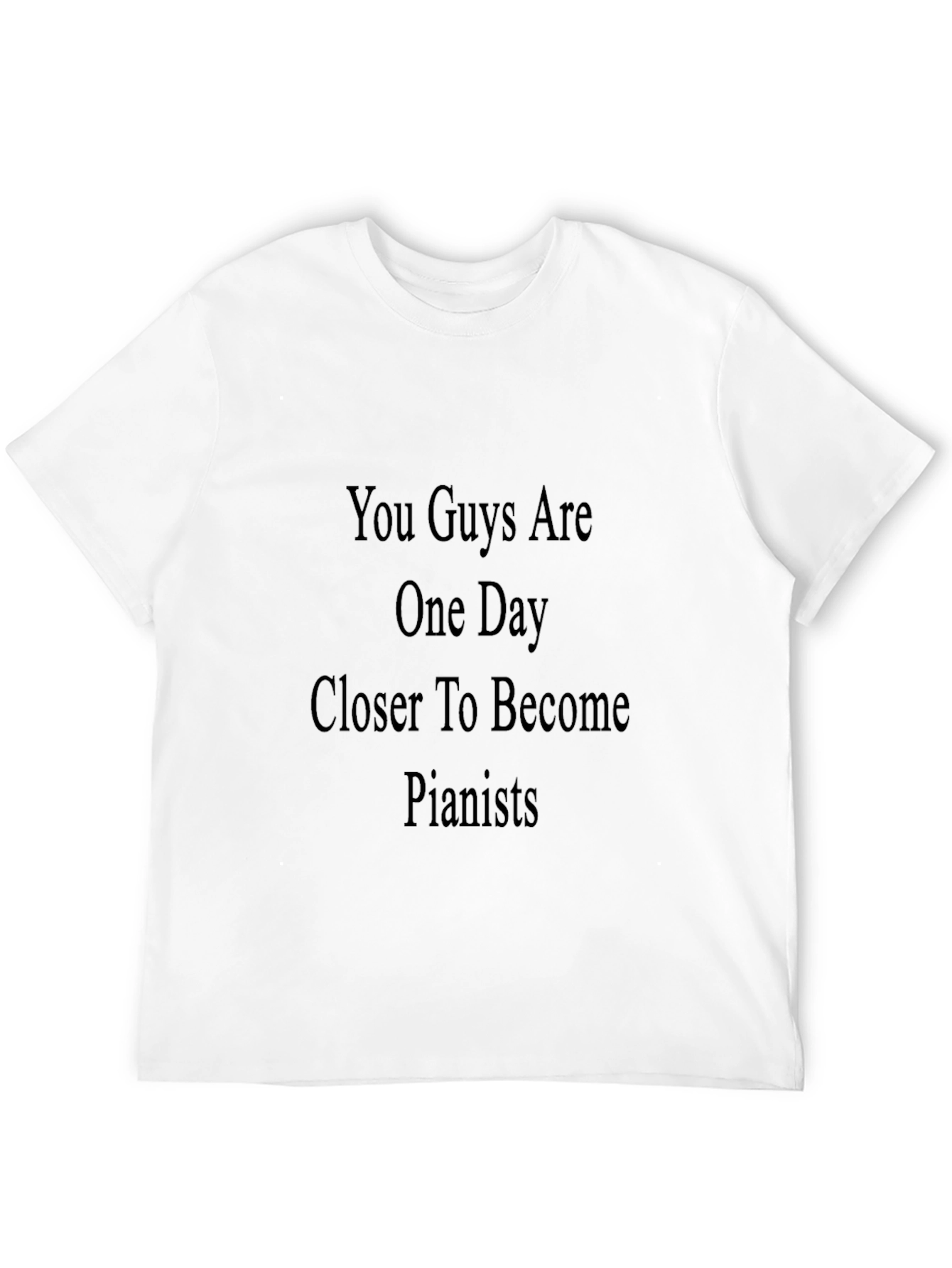 Black Pianist Motivation Black T-Shirt view 12