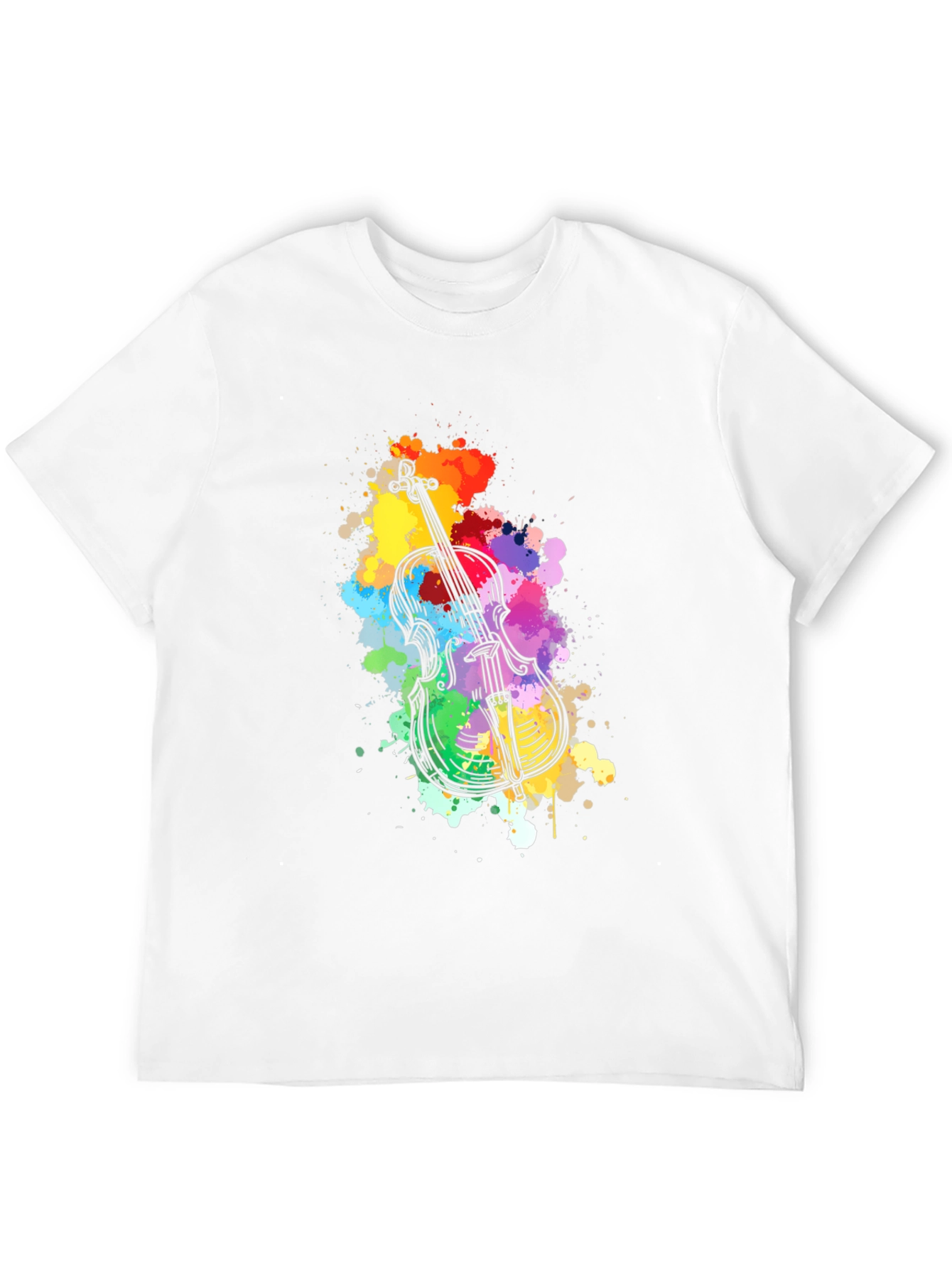 Black Violin Art T-Shirt - Music Lover Tee view 12