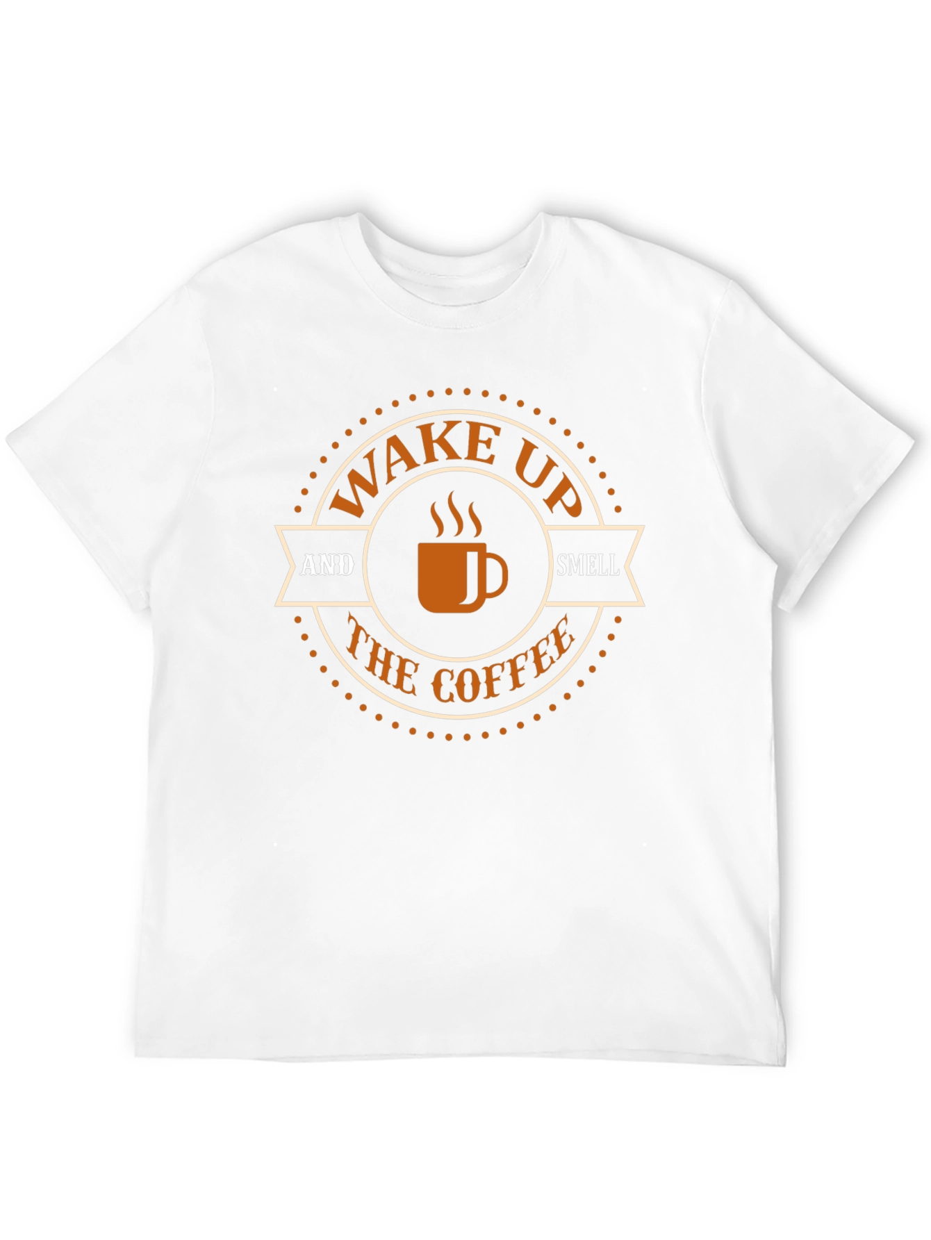 Black Wake Up and Smell The Coffee T-Shirt view 12