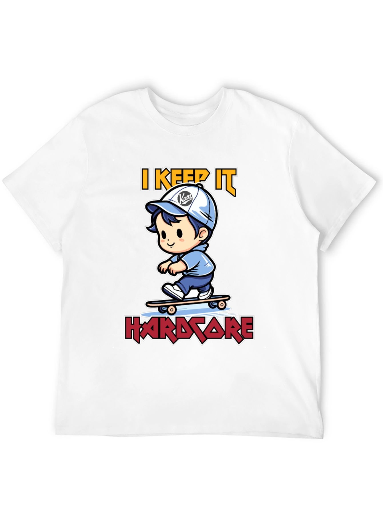 Black I Keep It Hardcore T-Shirt view 12