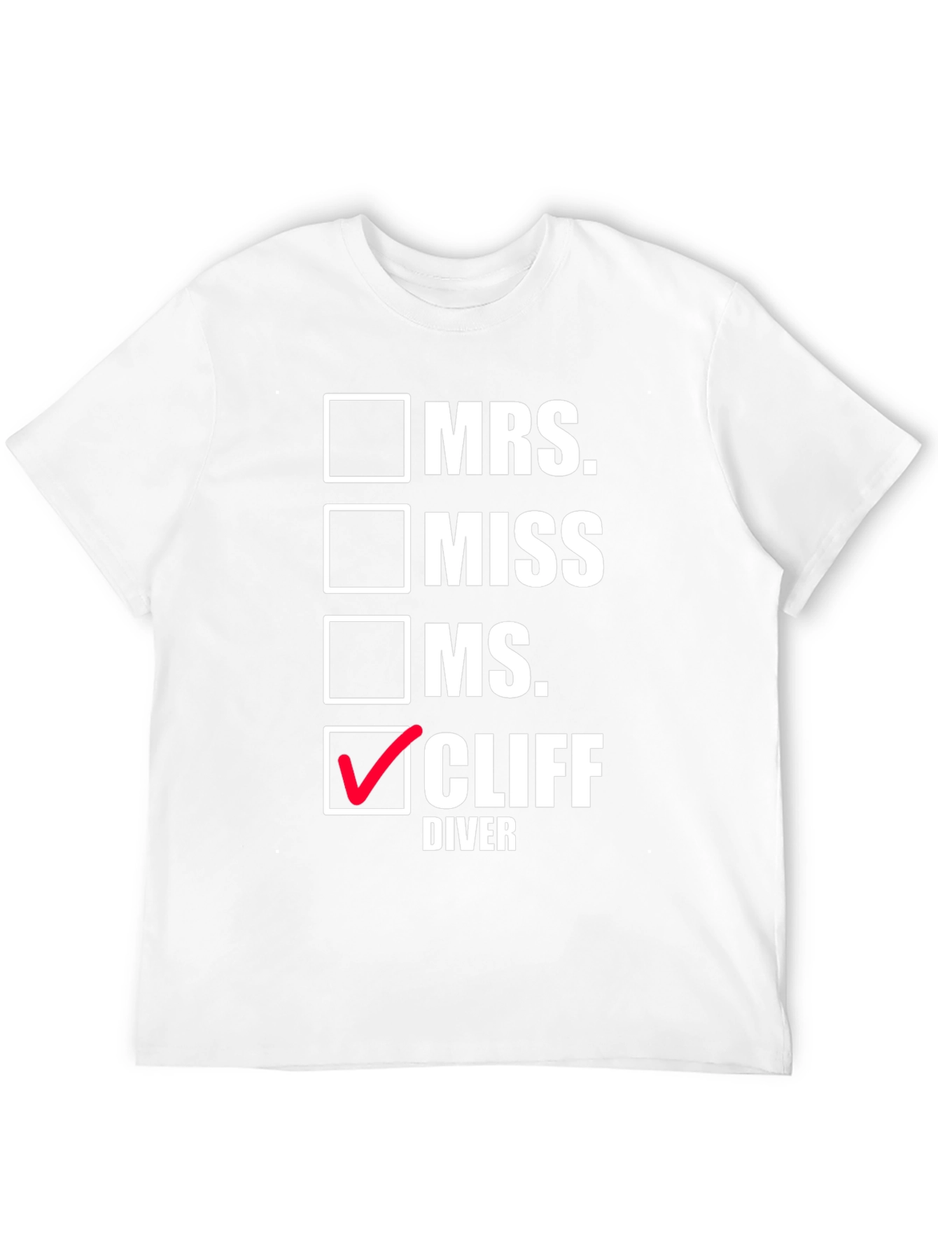 Black Cliff Diver T-Shirt Novelty Graphic Tee view 12