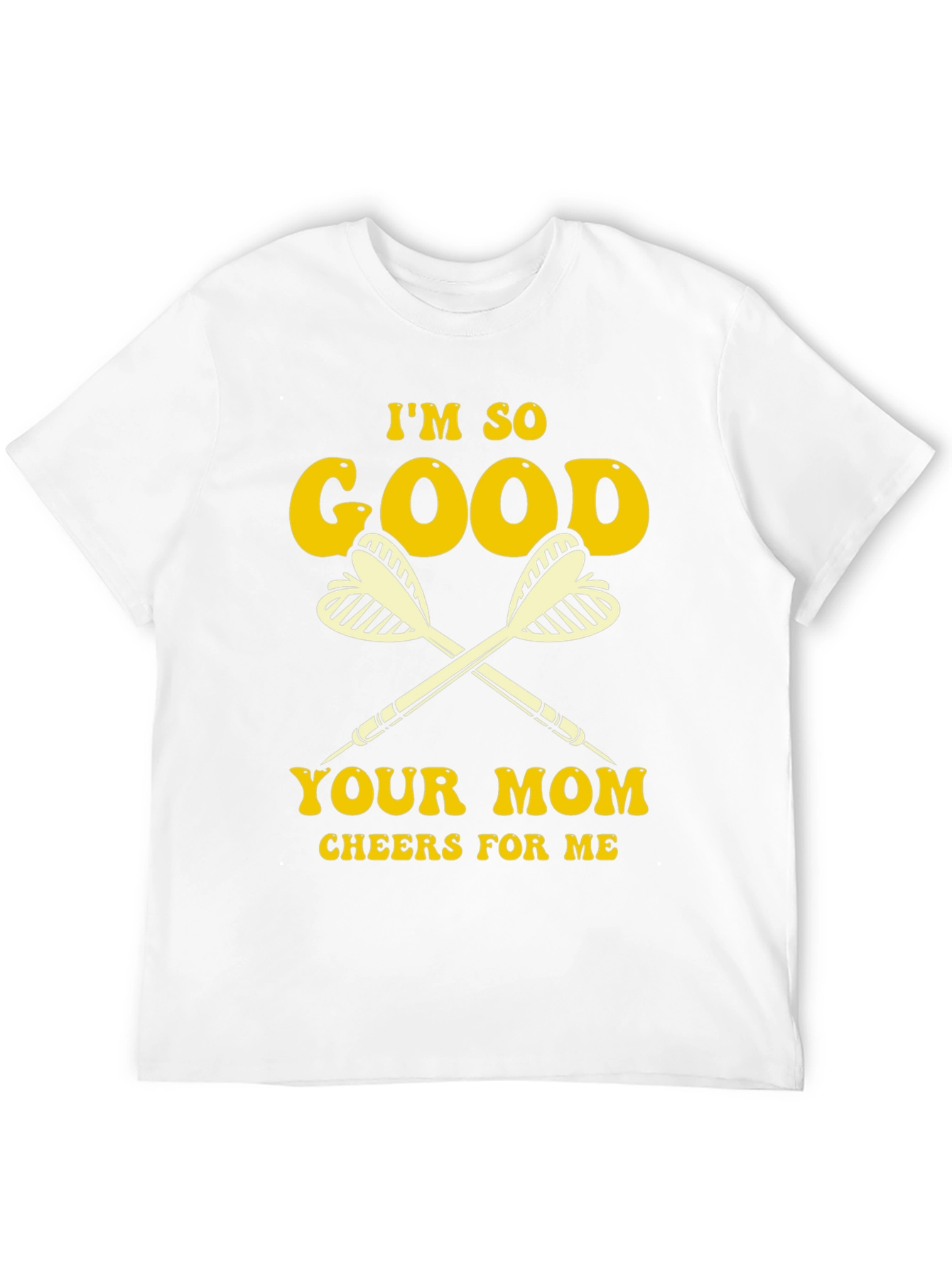 Black Funny Darts Graphic Tee - "I'm So Good Your Mom Cheers For Me" view 12
