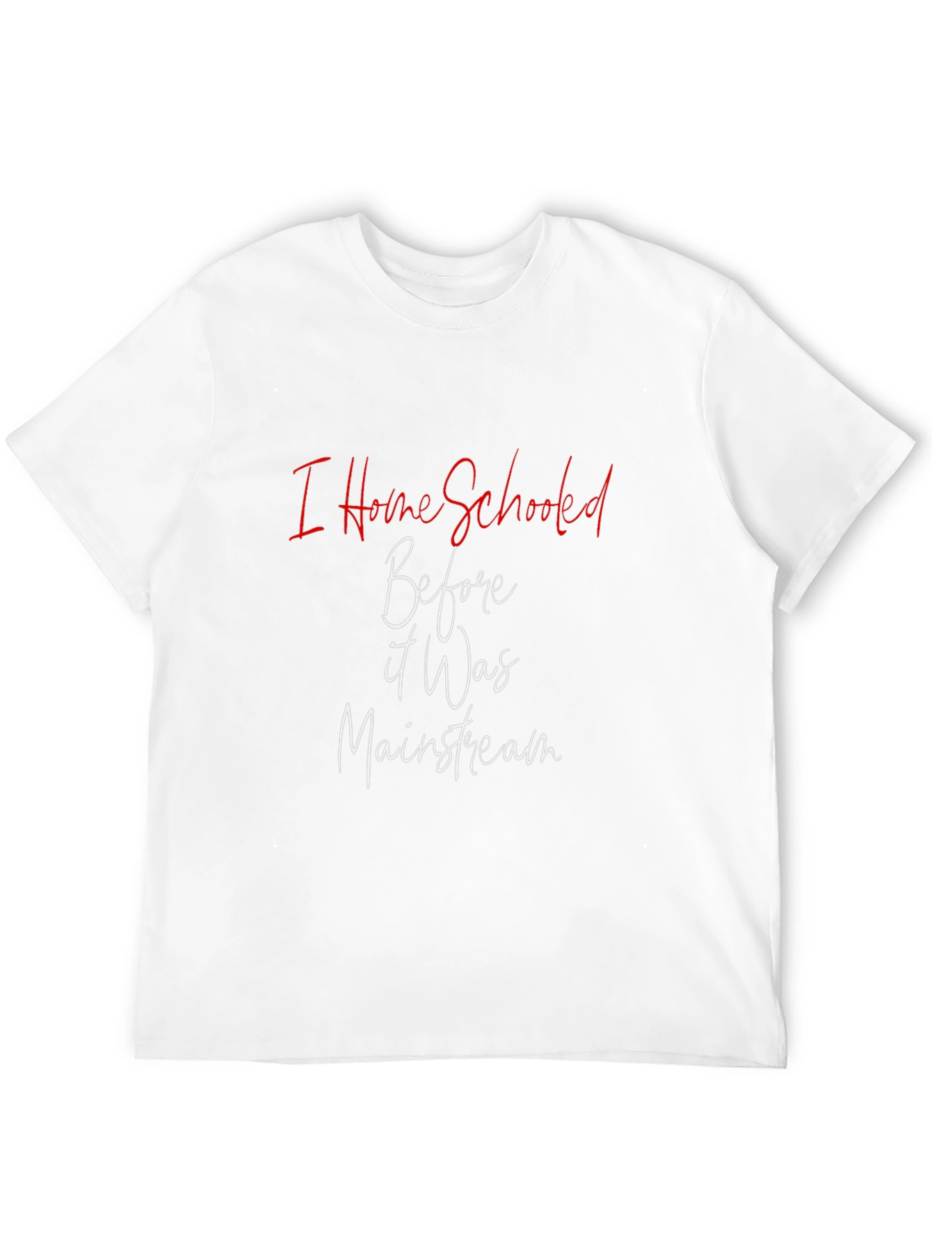 Black I Homeschooled Before It Was Mainstream T-Shirt view 12
