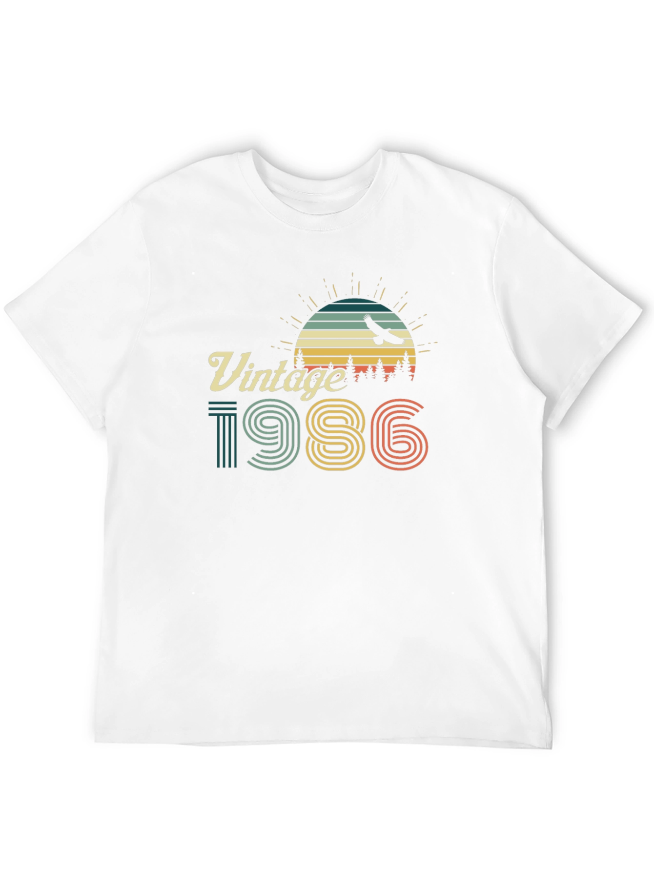 Black Vintage 1986 Retro Graphic Tee view 12