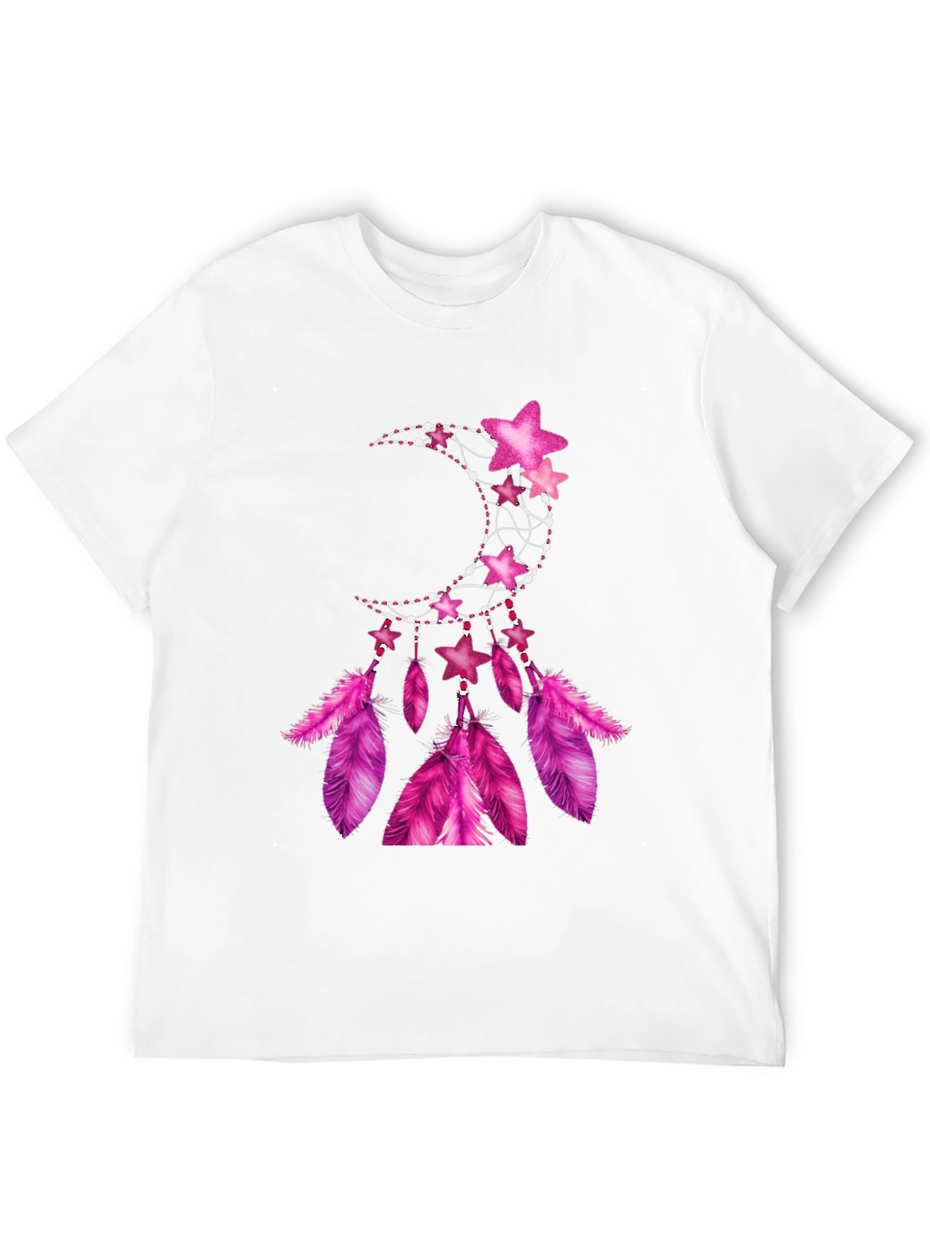 Black Moon & Star Dreamcatcher Graphic Tee - Black view 12