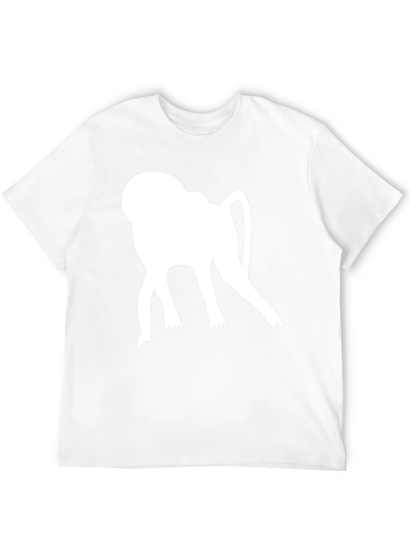 Black Monkey Silhouette Graphic Tee - Casual Style view 12