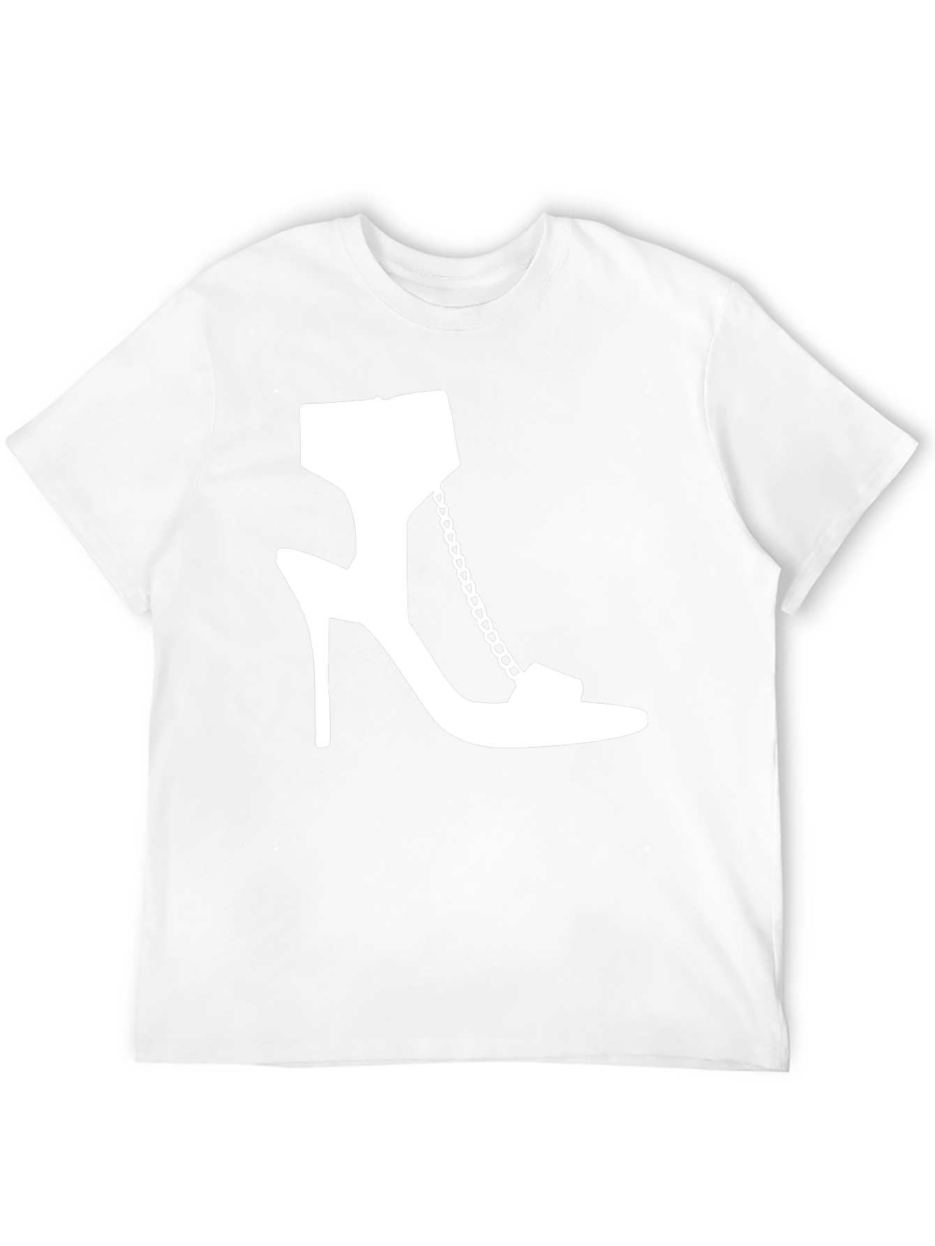 Black High Heel Graphic Tee - Fashion Statement Shirt view 12
