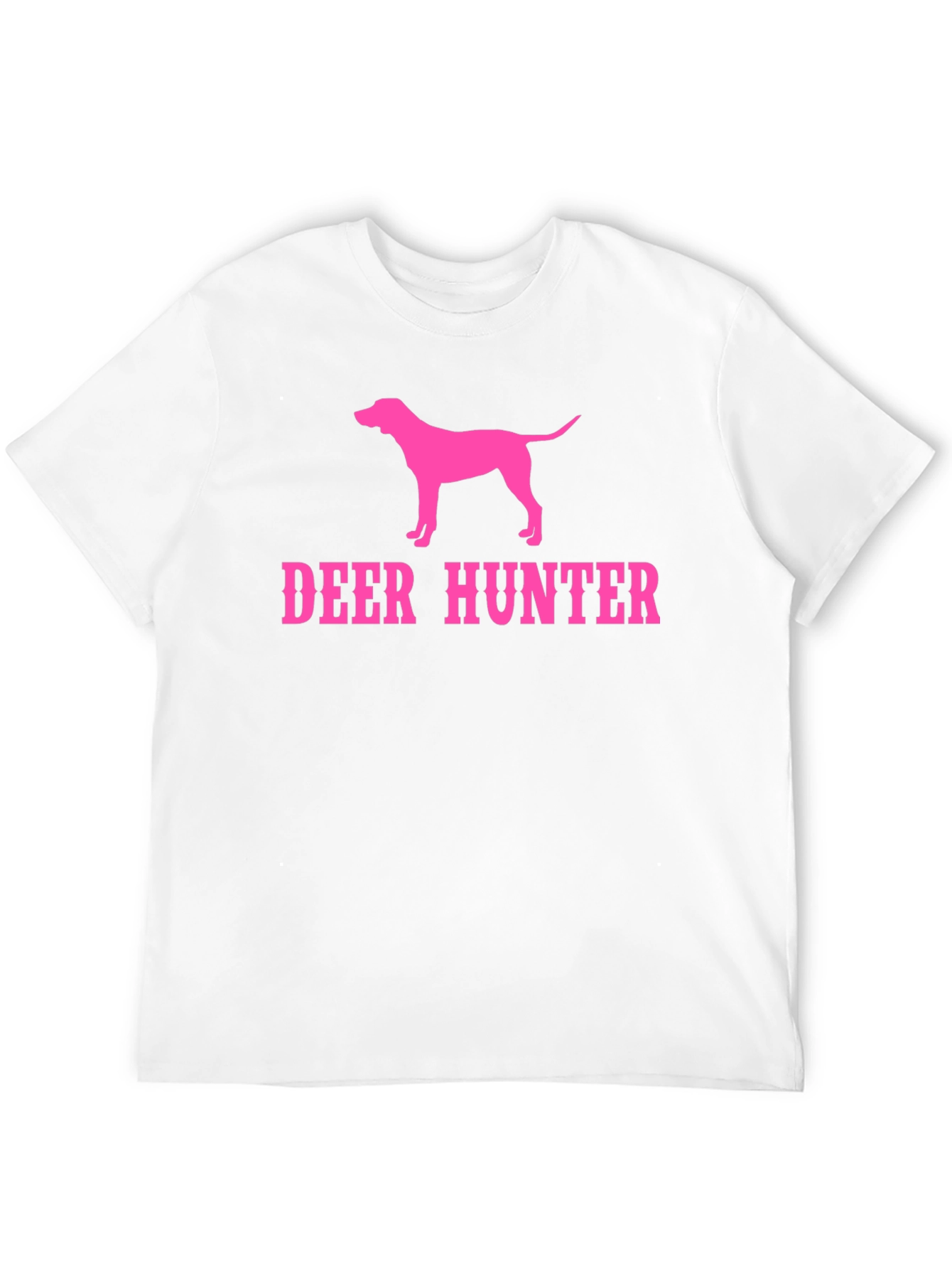Black Deer Hunter Dog Graphic T-Shirt - Black Tee view 12