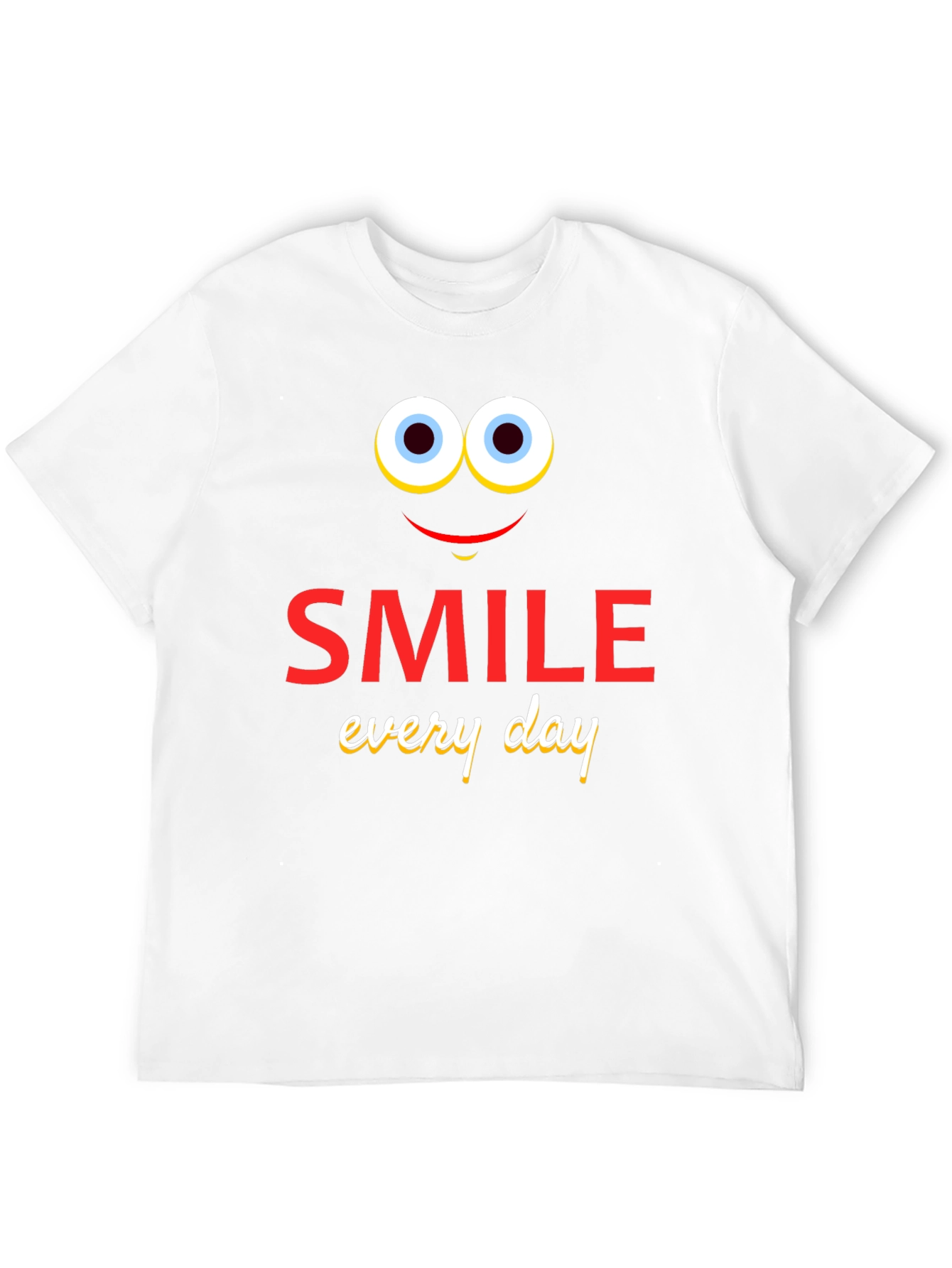 Black Smile Every Day T-Shirt - Fun Graphic Tee view 12