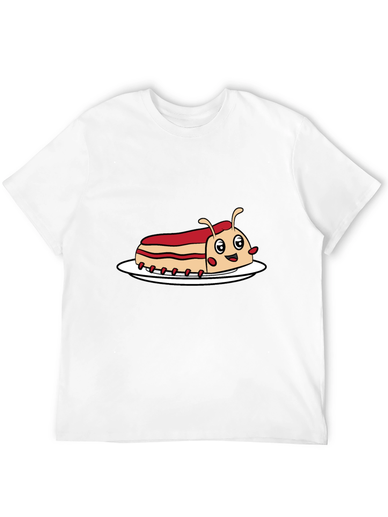 Black Cartoon Sandwich Bug Graphic Tee - Funny Novelty Shirt view 12