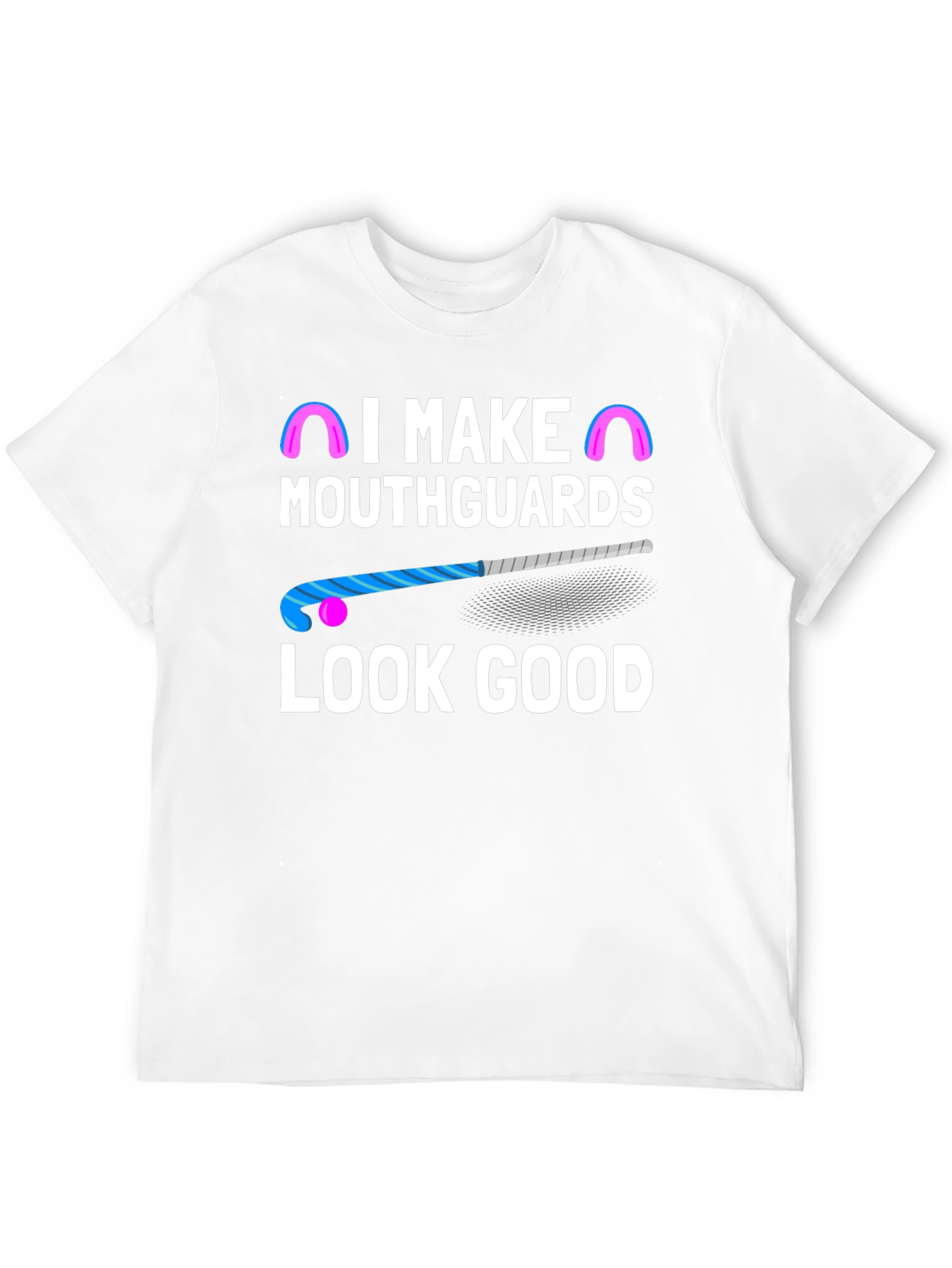 Black I Make Mouthguards Look Good Graphic Tee view 12