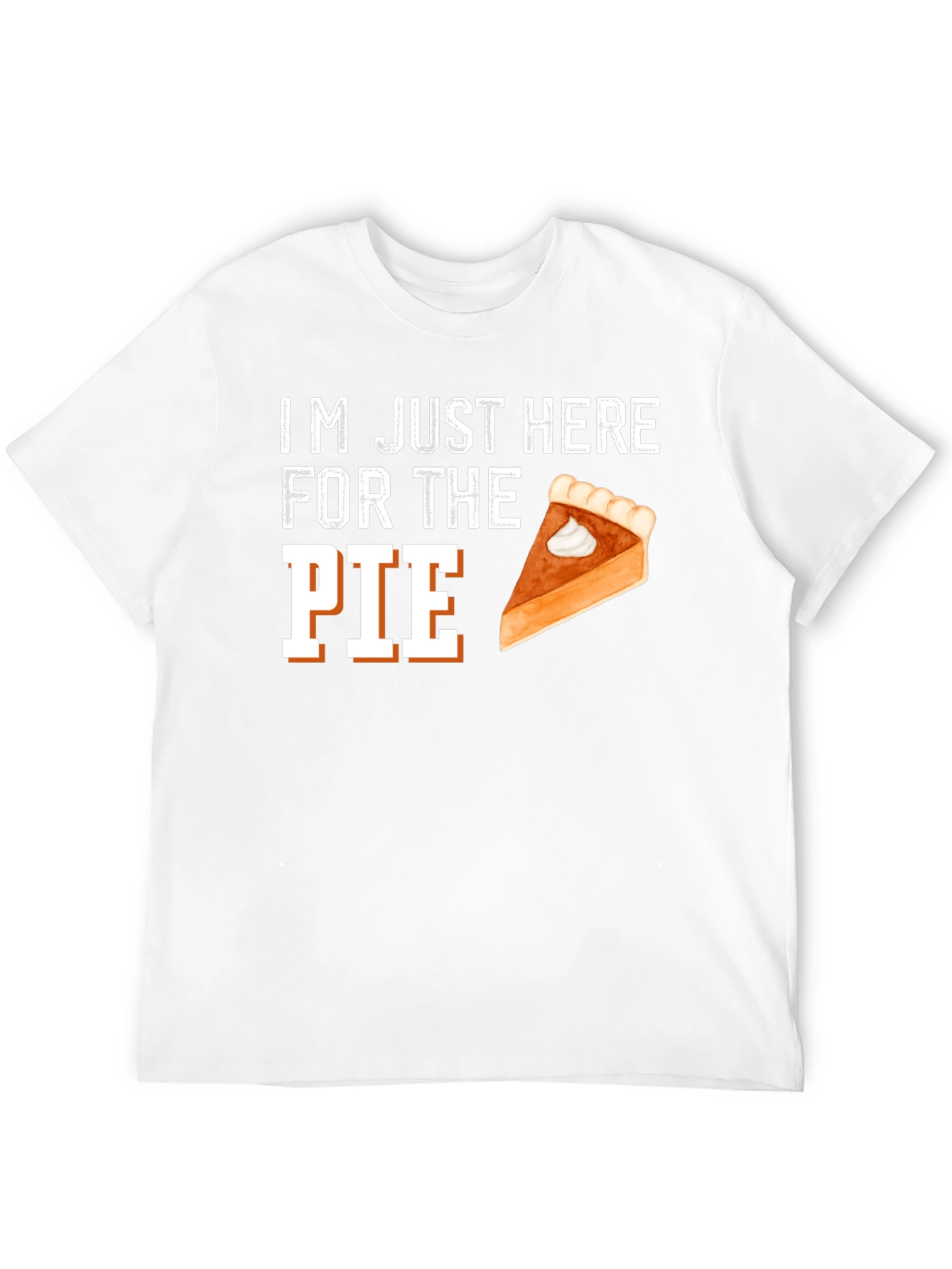 Black I'm Just Here For The Pie Thanksgiving T-Shirt view 12