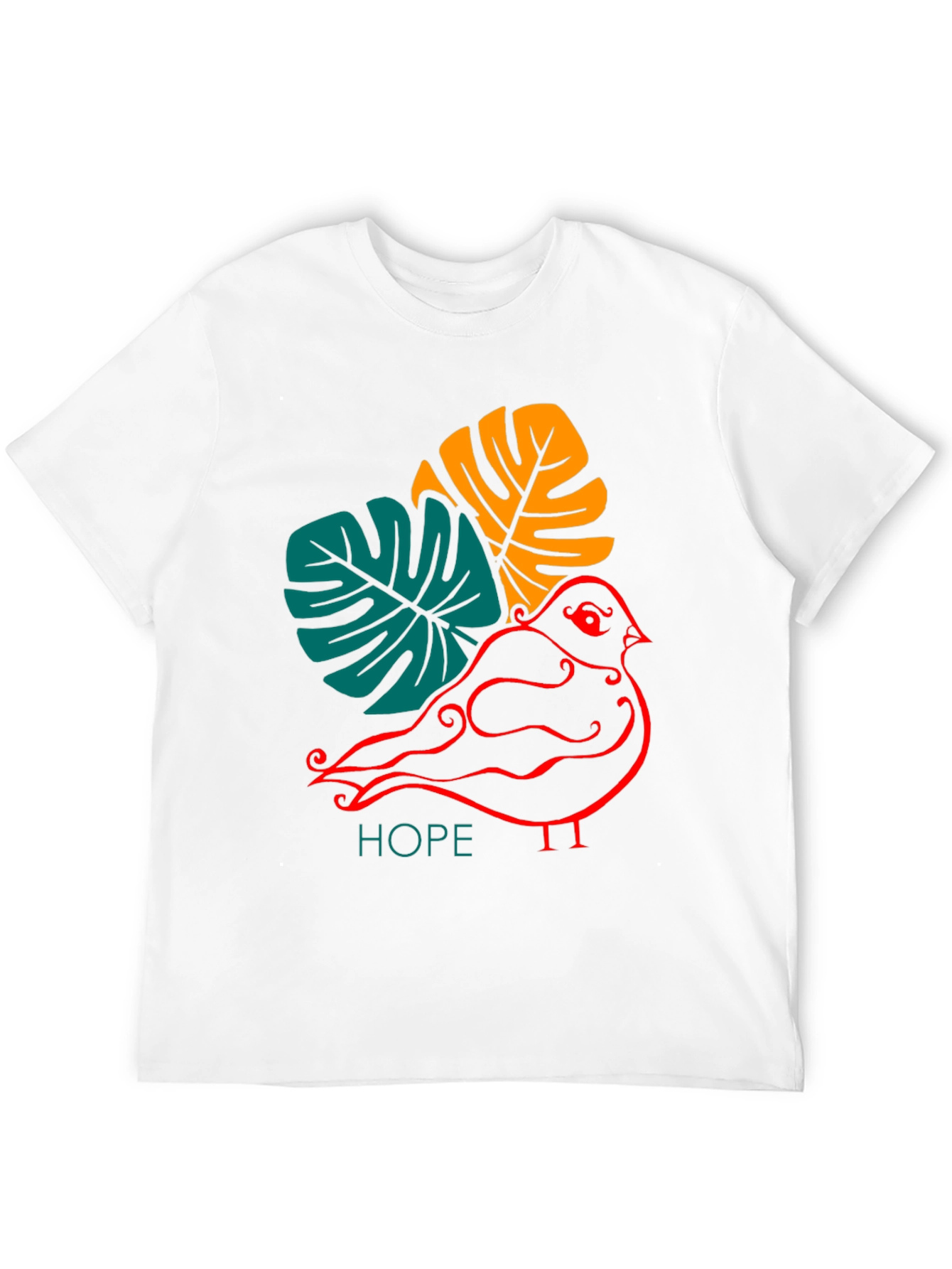 Black Hopeful Bird Graphic Tee - Stylish and Unique view 12