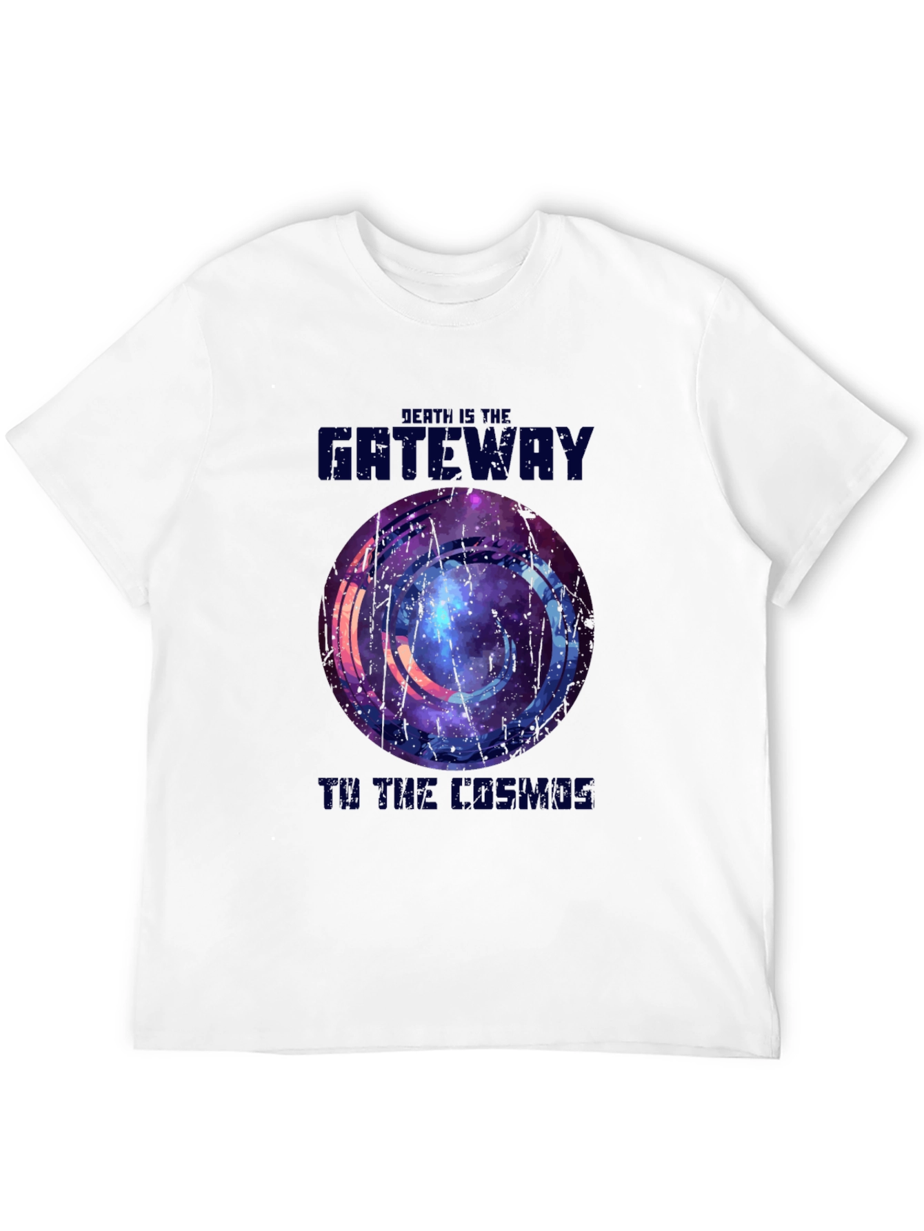 Black Death Is The Gateway To The Cosmos Black T-Shirt view 12