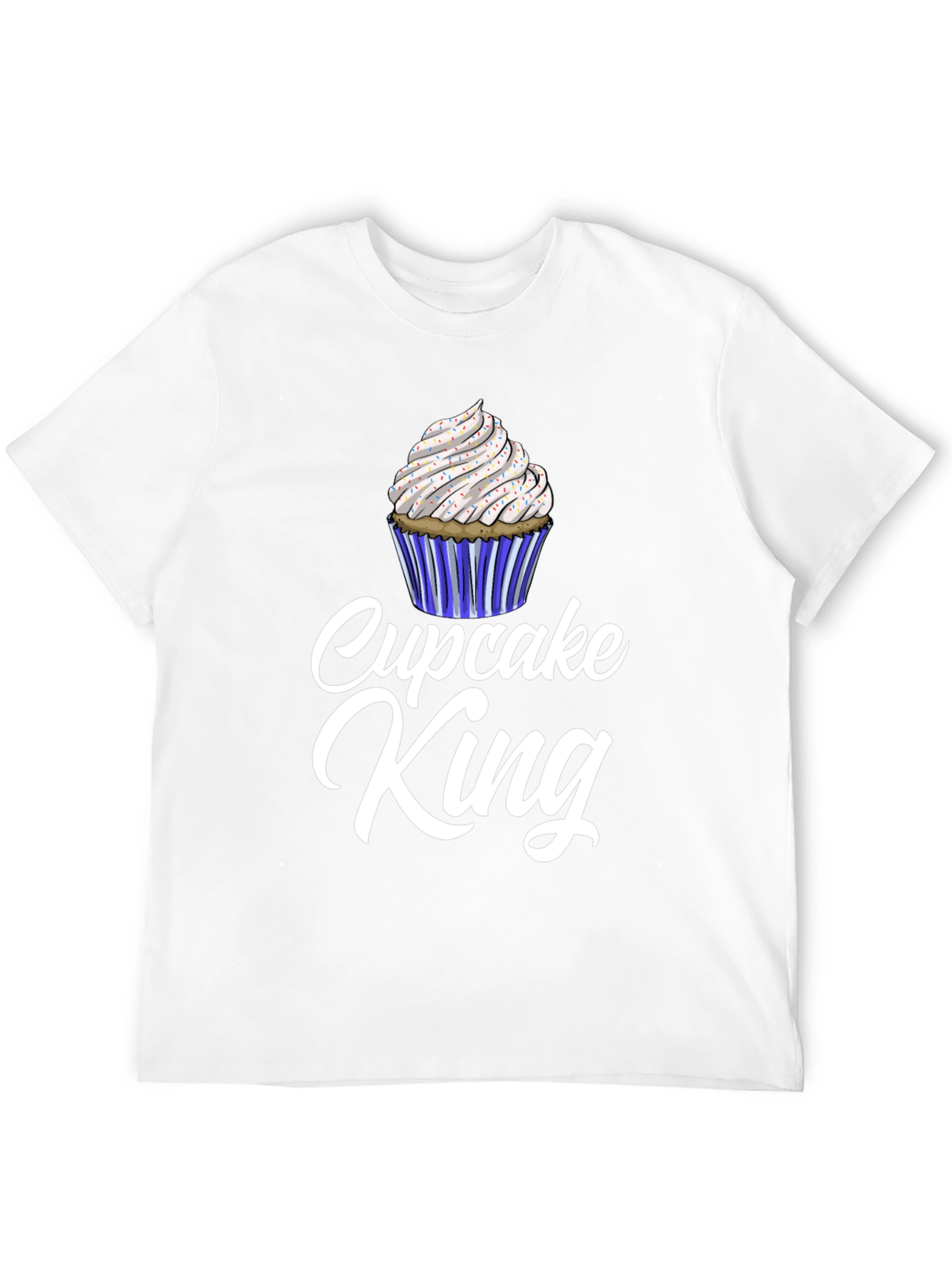 Black Cupcake King Graphic T-Shirt view 12