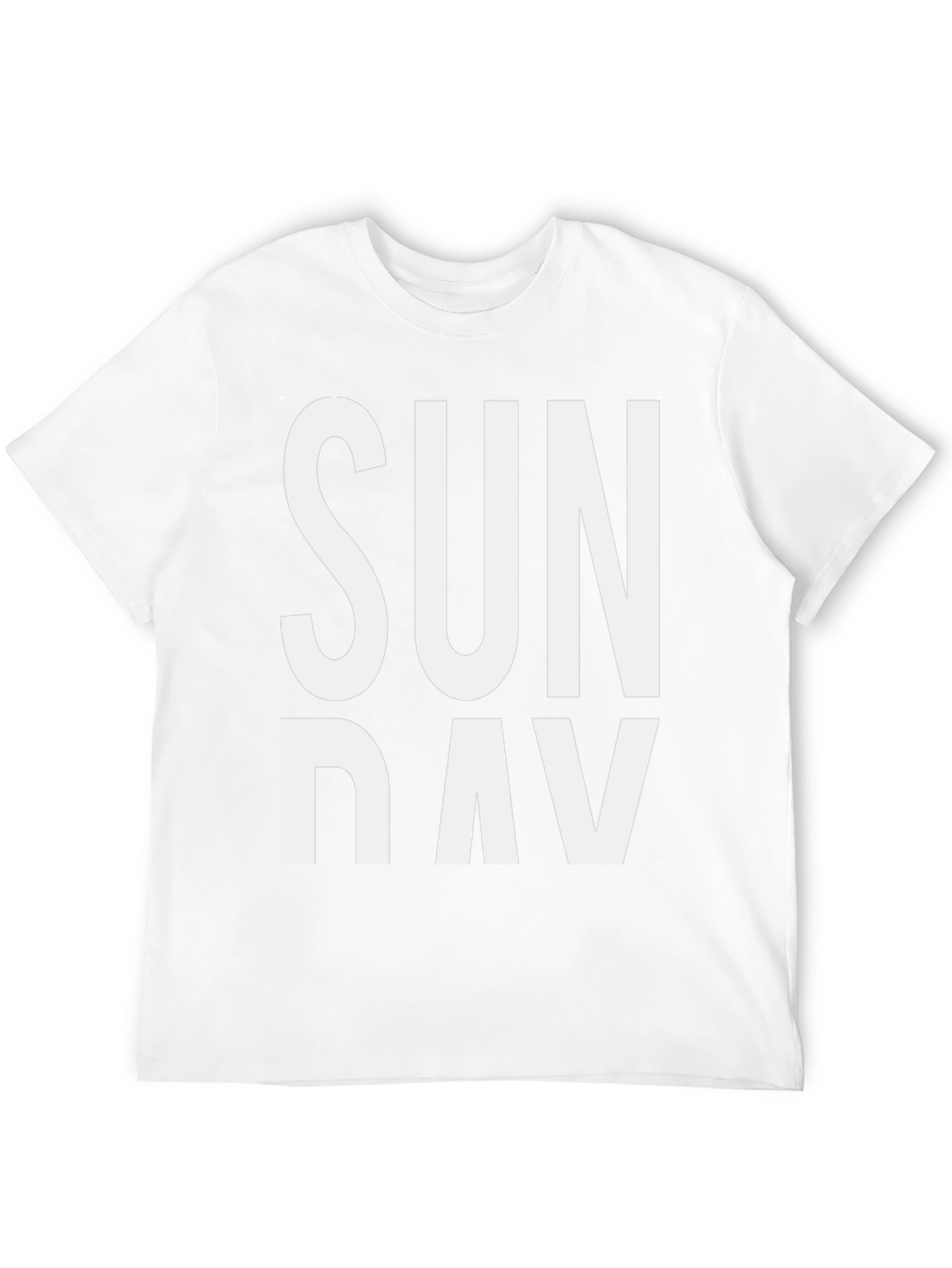 Black Sunday Graphic Print Crew Neck T-Shirt view 12