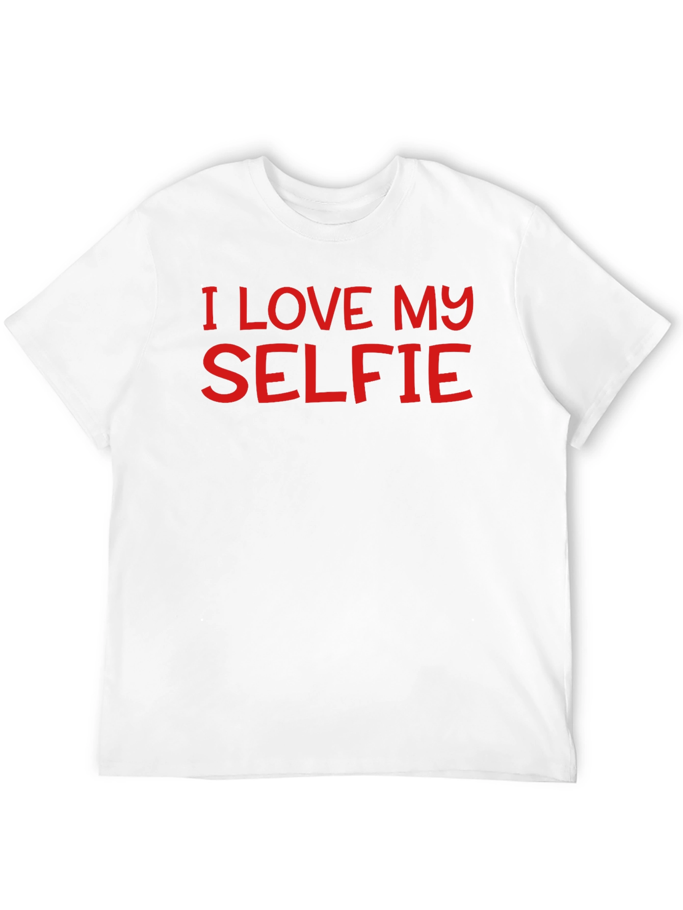 Black I Love My Selfie Black T-Shirt view 12