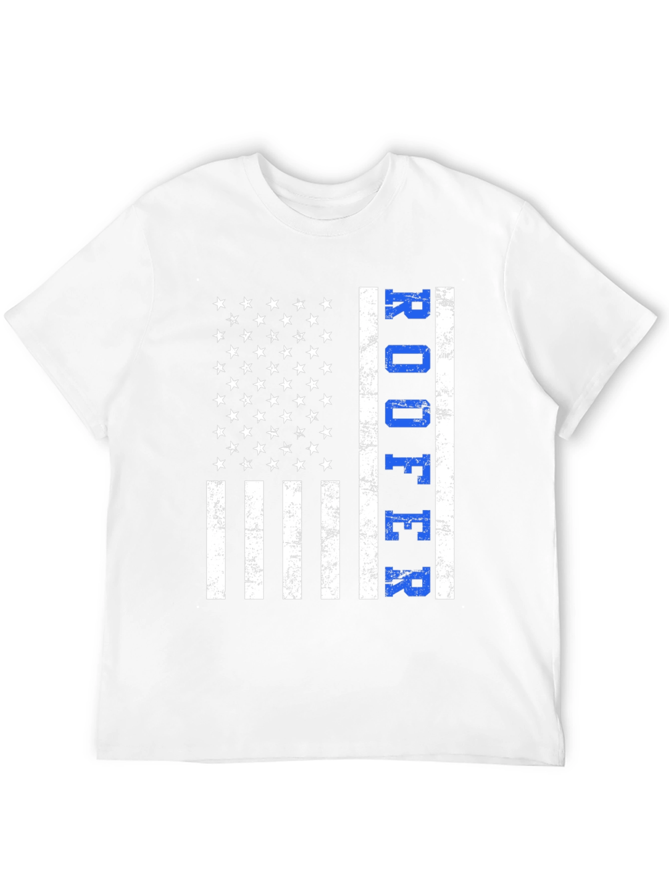 Black Roofer American Flag T-Shirt Patriotic Job Pride view 12