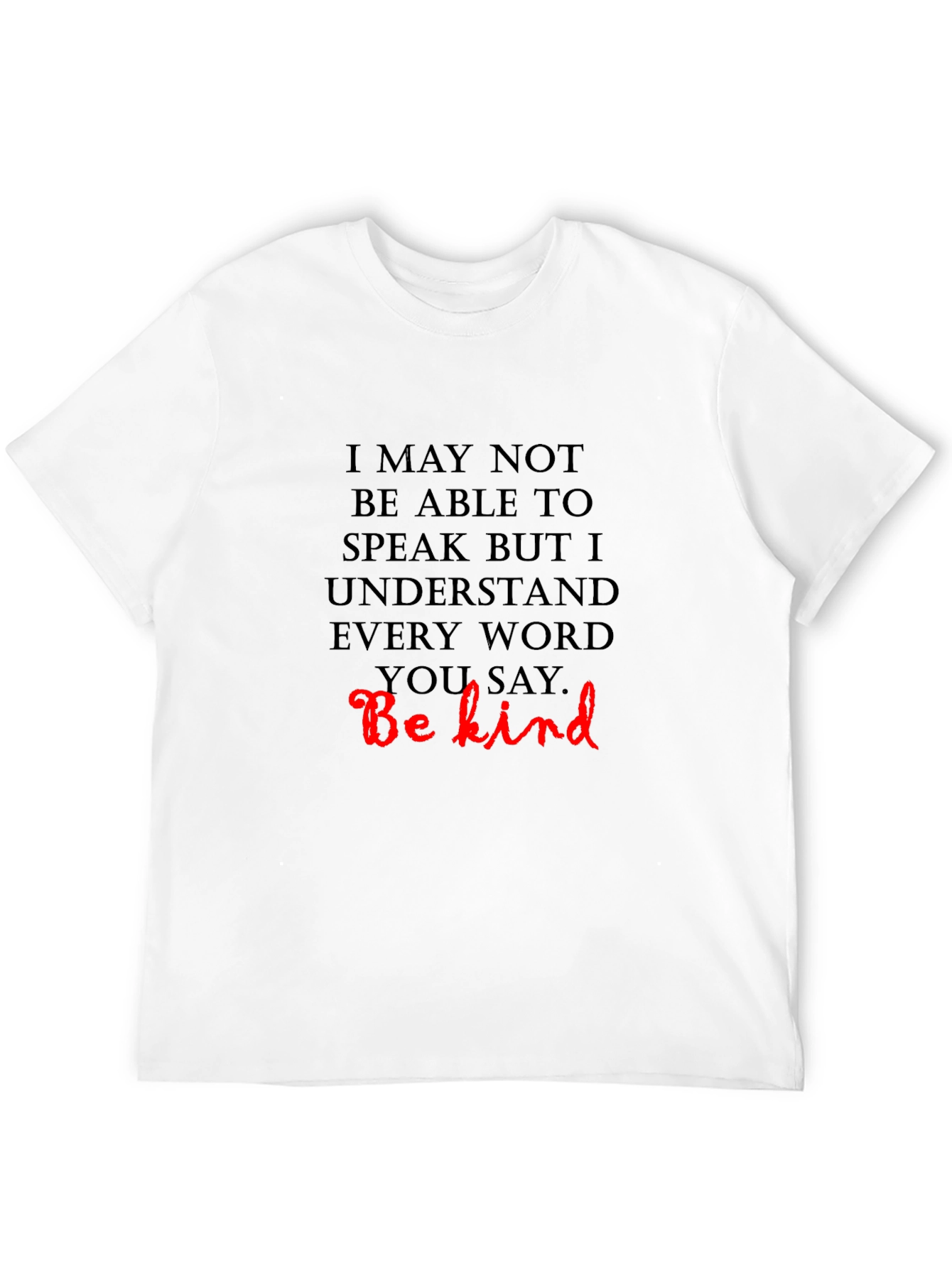 Black Be Kind T-Shirt: Speak Without Words view 12