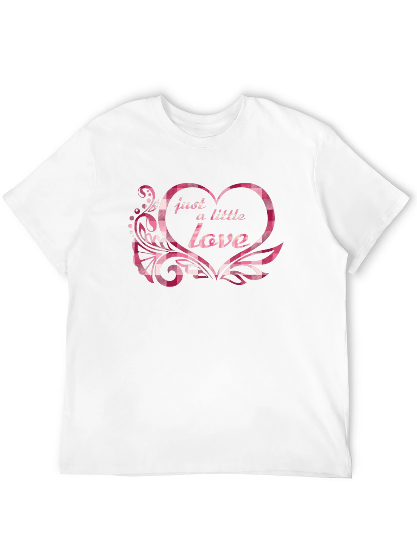 Black Just a Little Love - Graphic Tee - Valentine's Gift view 12