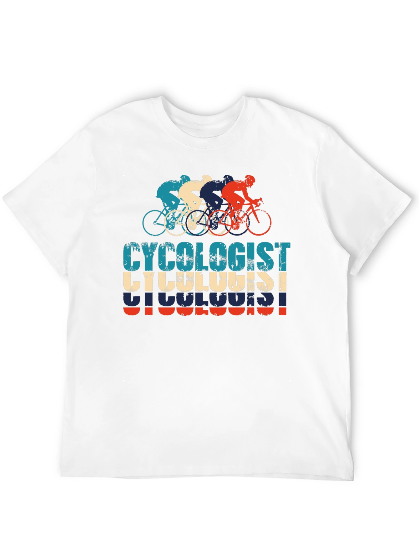 Cycologist T-Shirt - Vintage Style Cycling Tee - 12