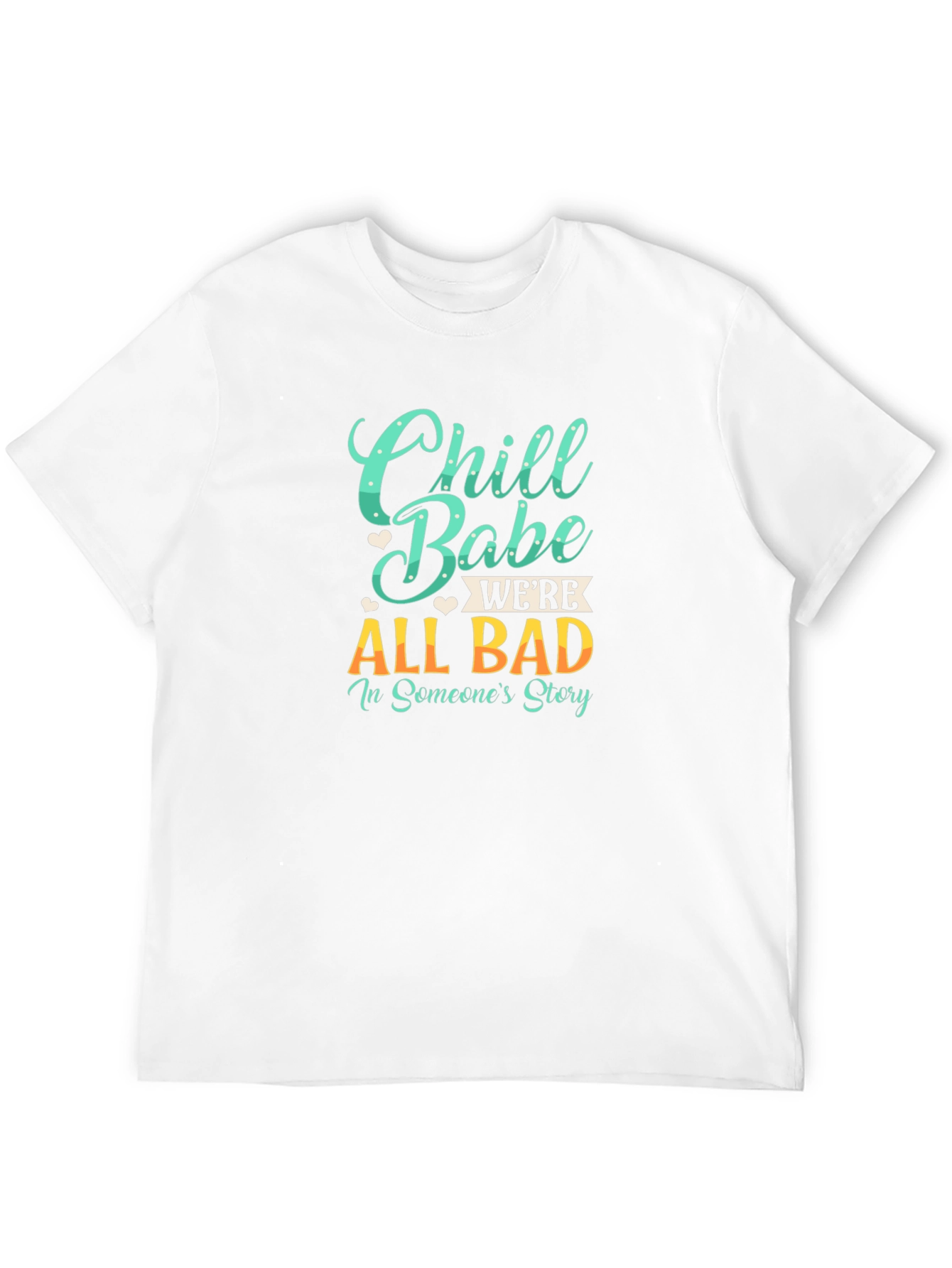Black Chill Babe Graphic Tee - All Bad Story view 12