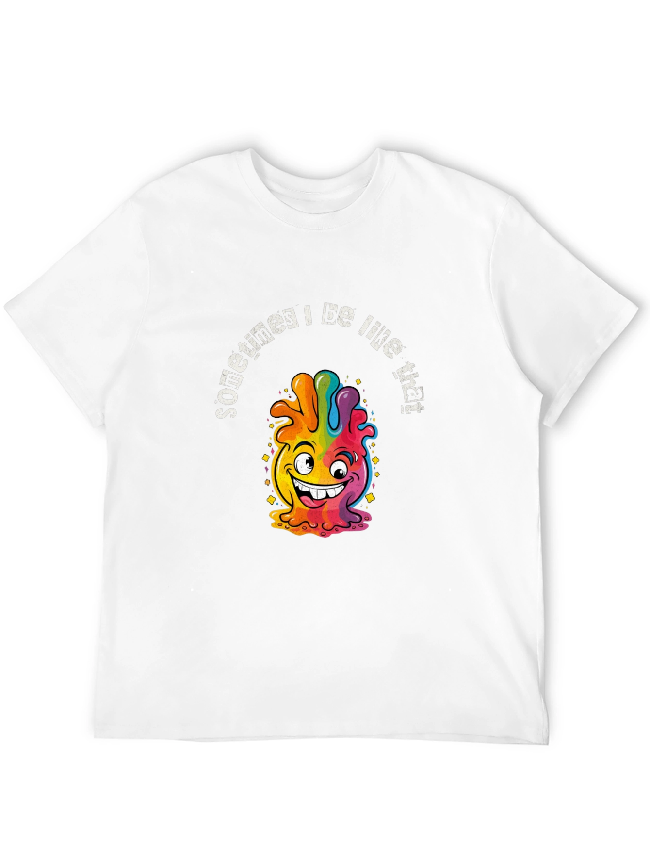 Black Funny 'Sometimes I be like that' Graphic Tee view 12