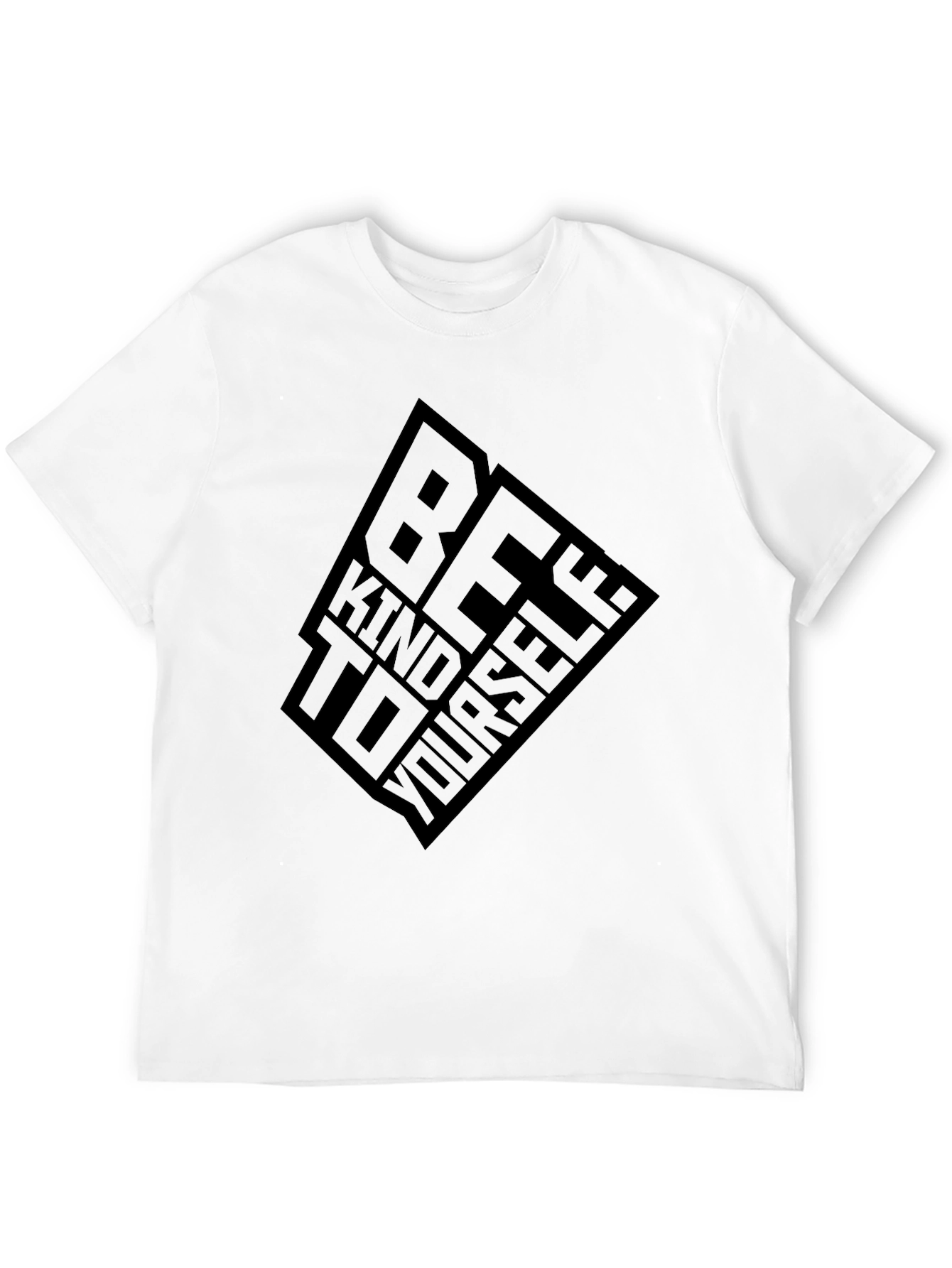 Black Be Kind To Yourself Black Graphic Tee view 12