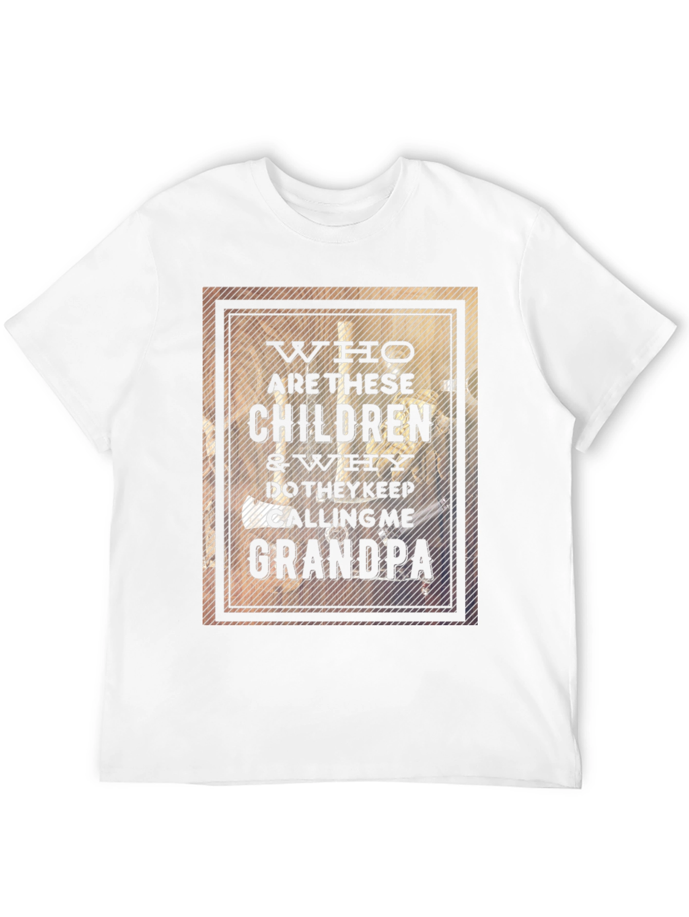 Black Who Are These Children? Grandpa T-Shirt view 12