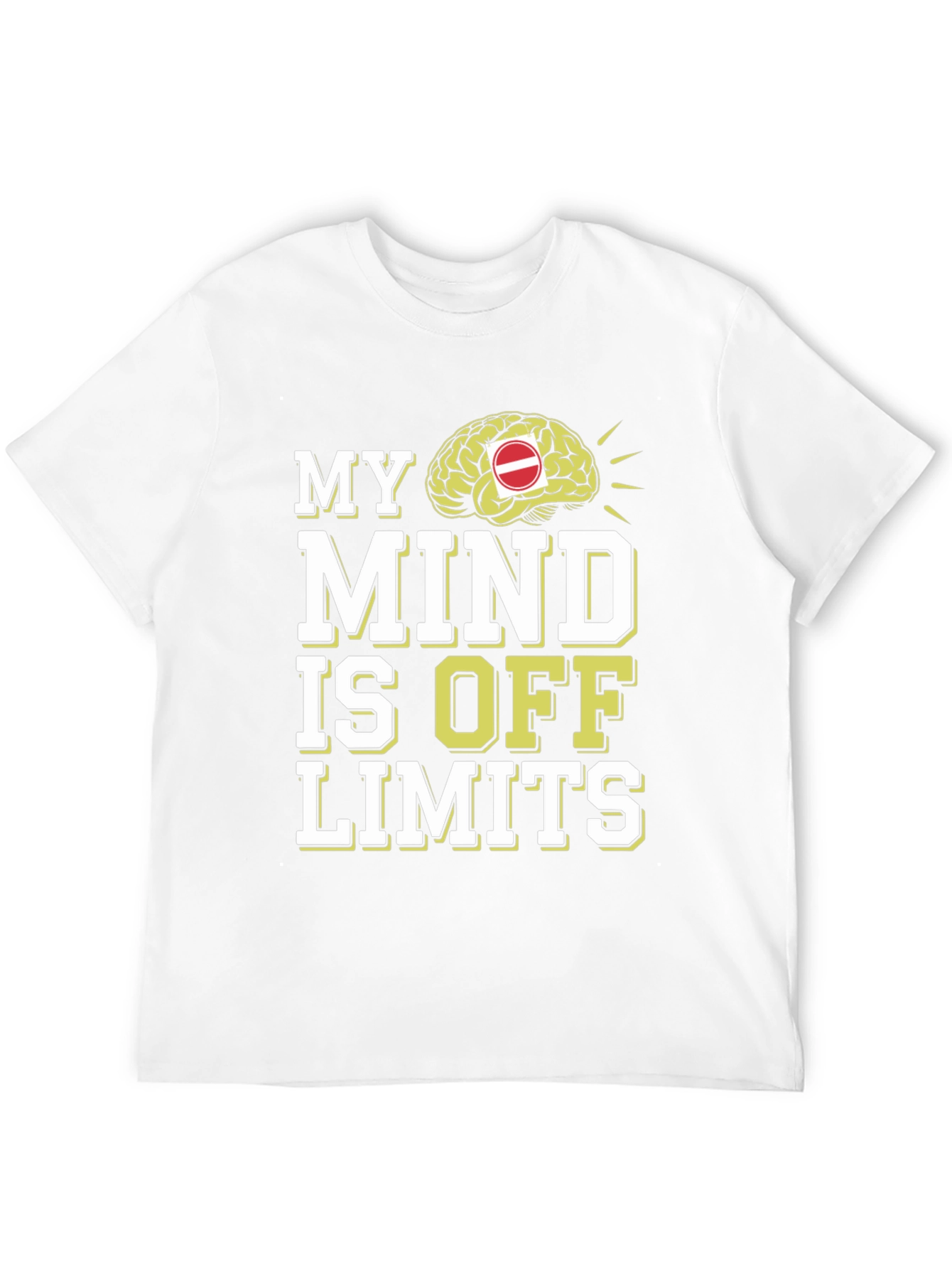 Black My Mind is Off Limits Graphic T-Shirt view 12