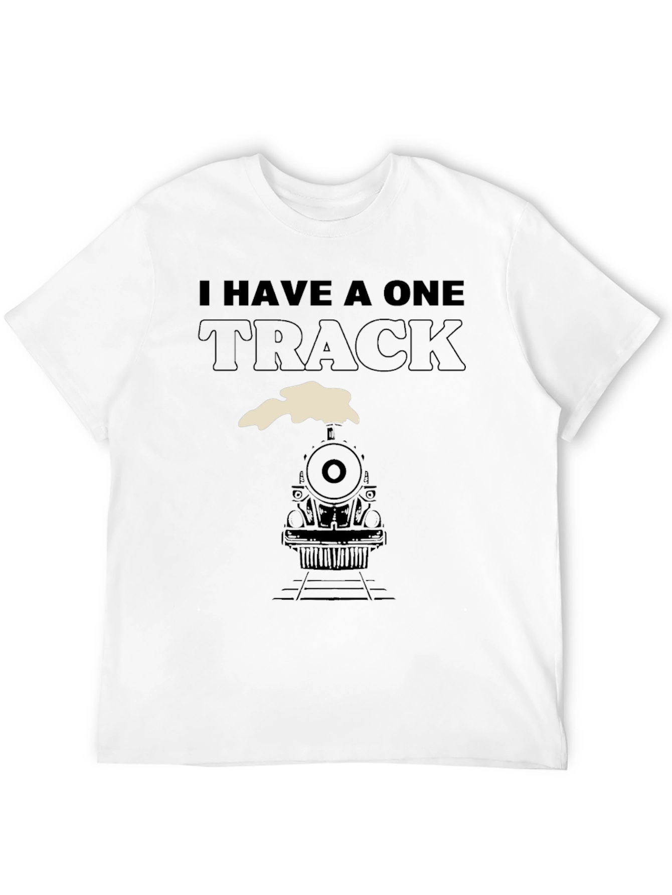 Black One Track Mind Train T-Shirt view 12
