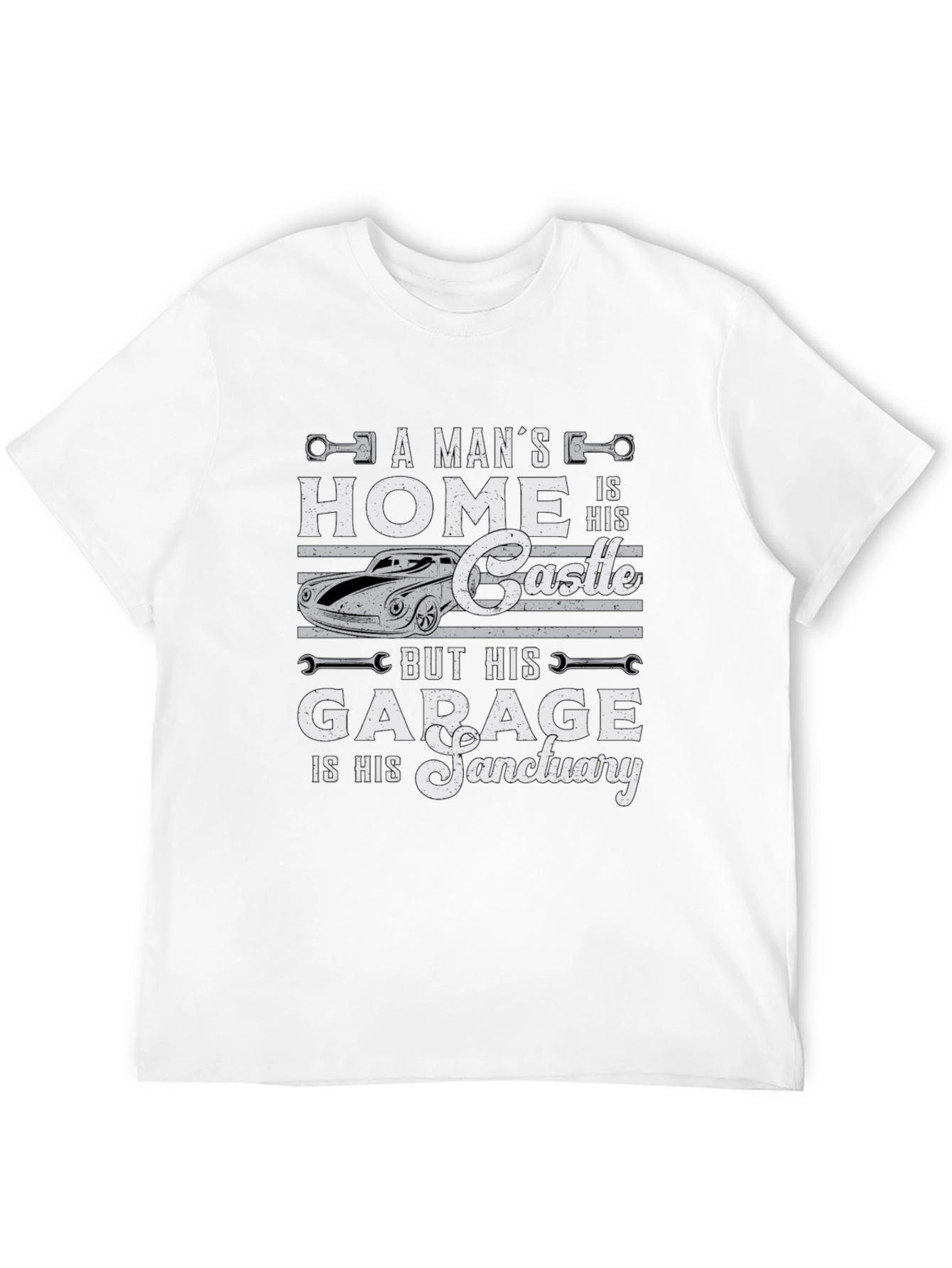 Black Men's Garage Sanctuary Graphic Tee view 12